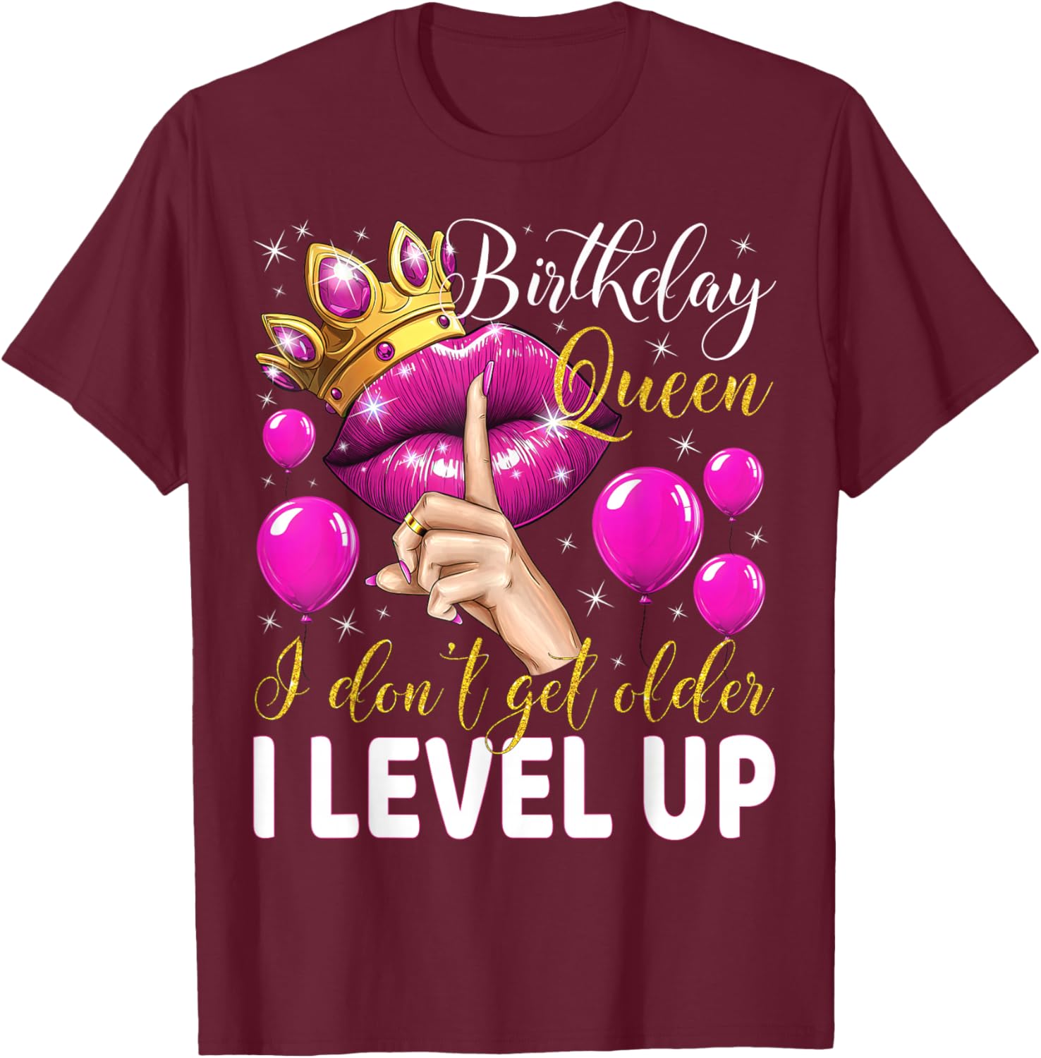 Birthday Queen Level Up T-Shirt for Fun Birthday Celebrations - 12