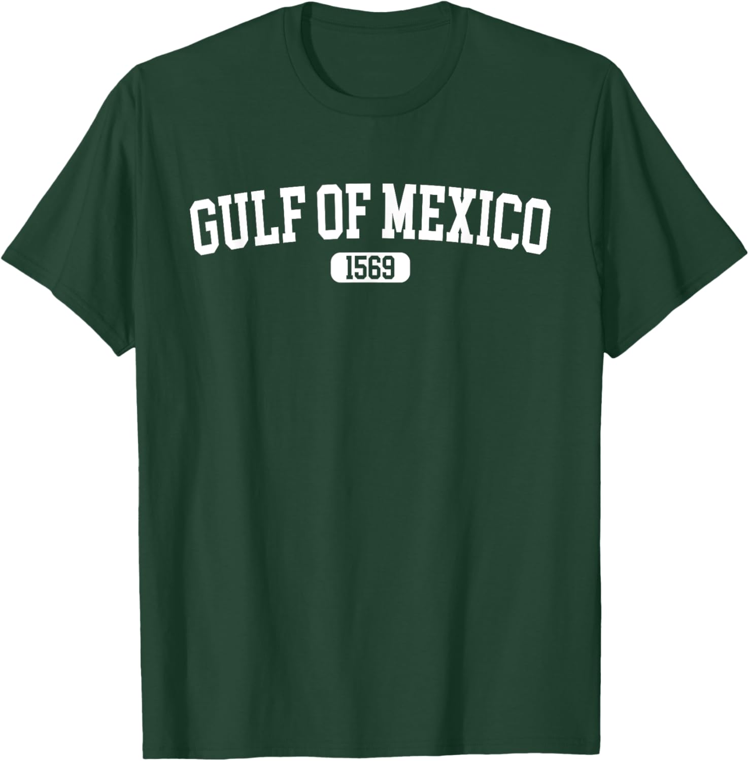 Gulf of Mexico Map Lover T-Shirt for Enthusiasts and Travelers - 14