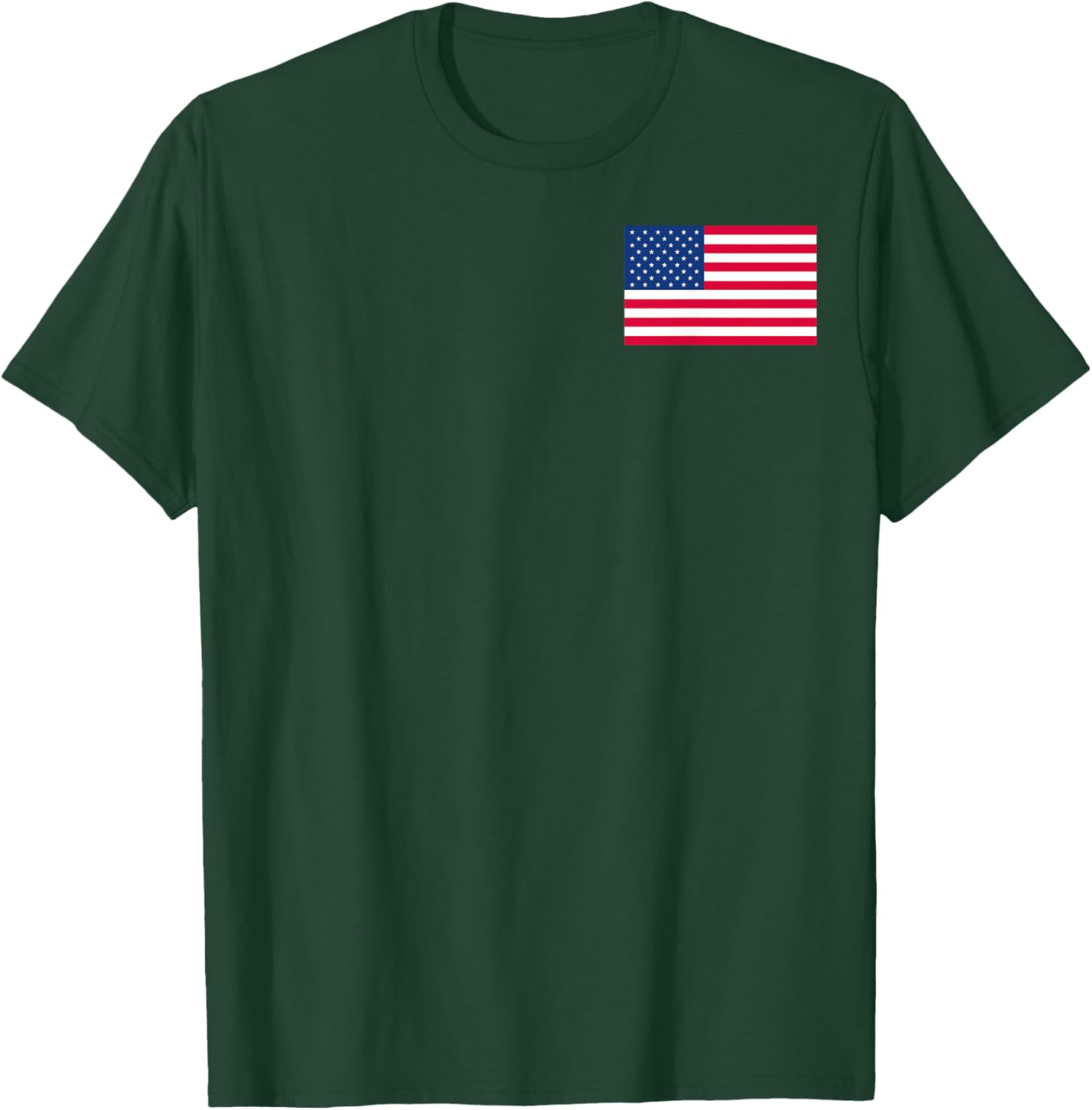 Patriotic American Flag Small Print T-Shirt for Casual Style Lovers - 4
