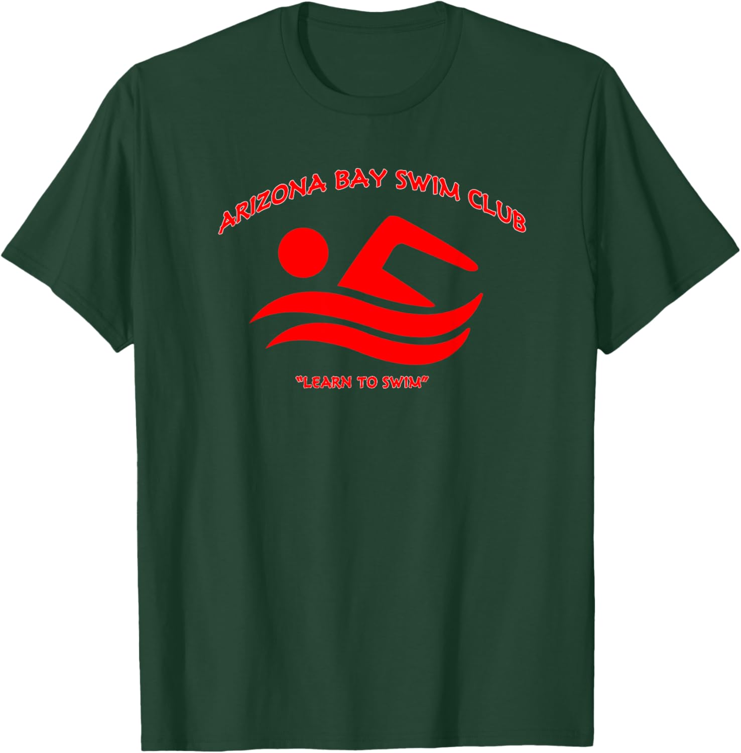 Red Swim Club Bay Arizona T-Shirt - Stylish Swimwear Apparel for All - 7