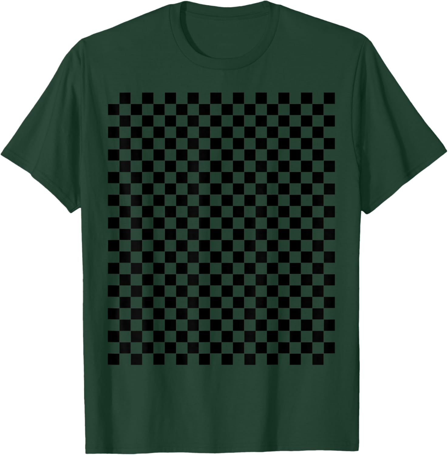 Black Checkered Skate Aesthetic T-Shirt for Trendy Style Lovers - 2