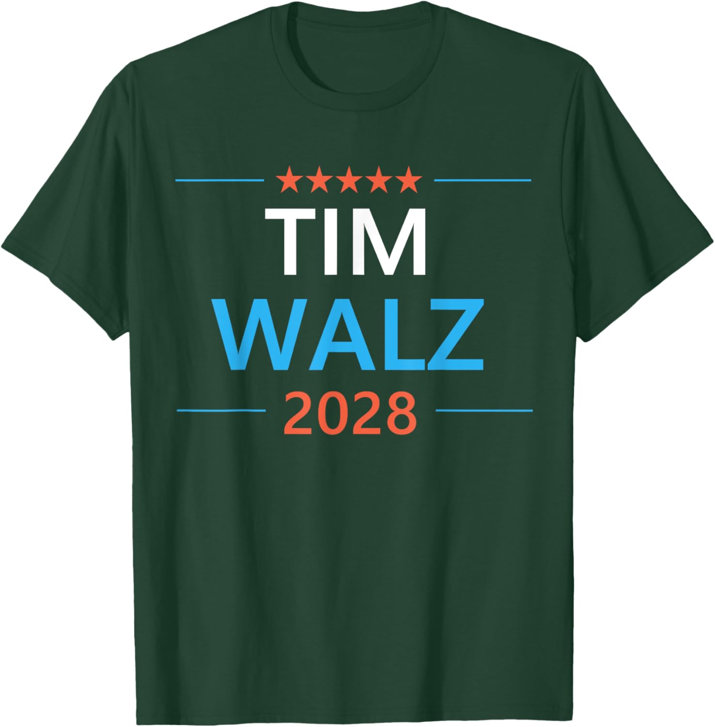 Tim Walz 2028 Presidential Campaign T-Shirt for Supporters and Fans - 6
