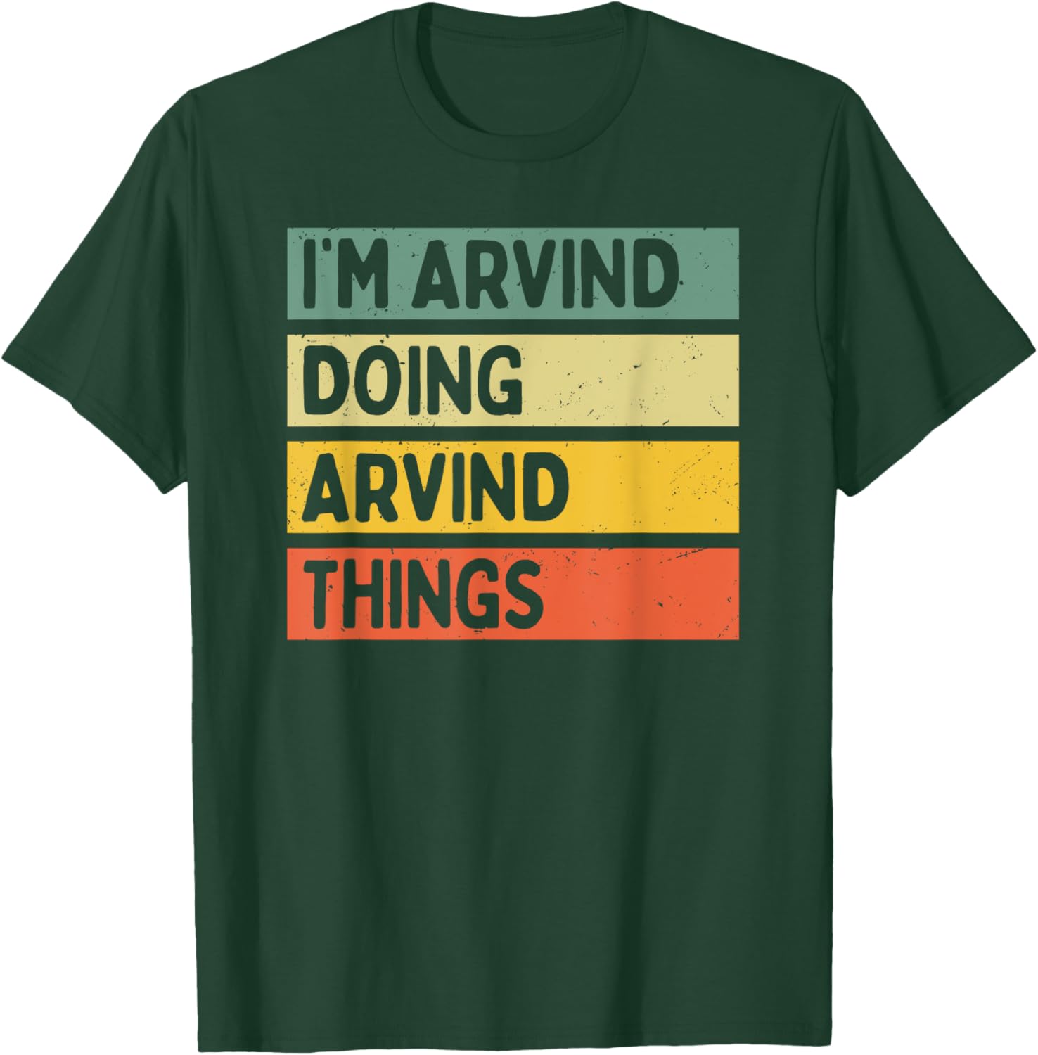 Funny Personalized I'm Arvind Doing Arvind Things T-Shirt for Men and Women - 8