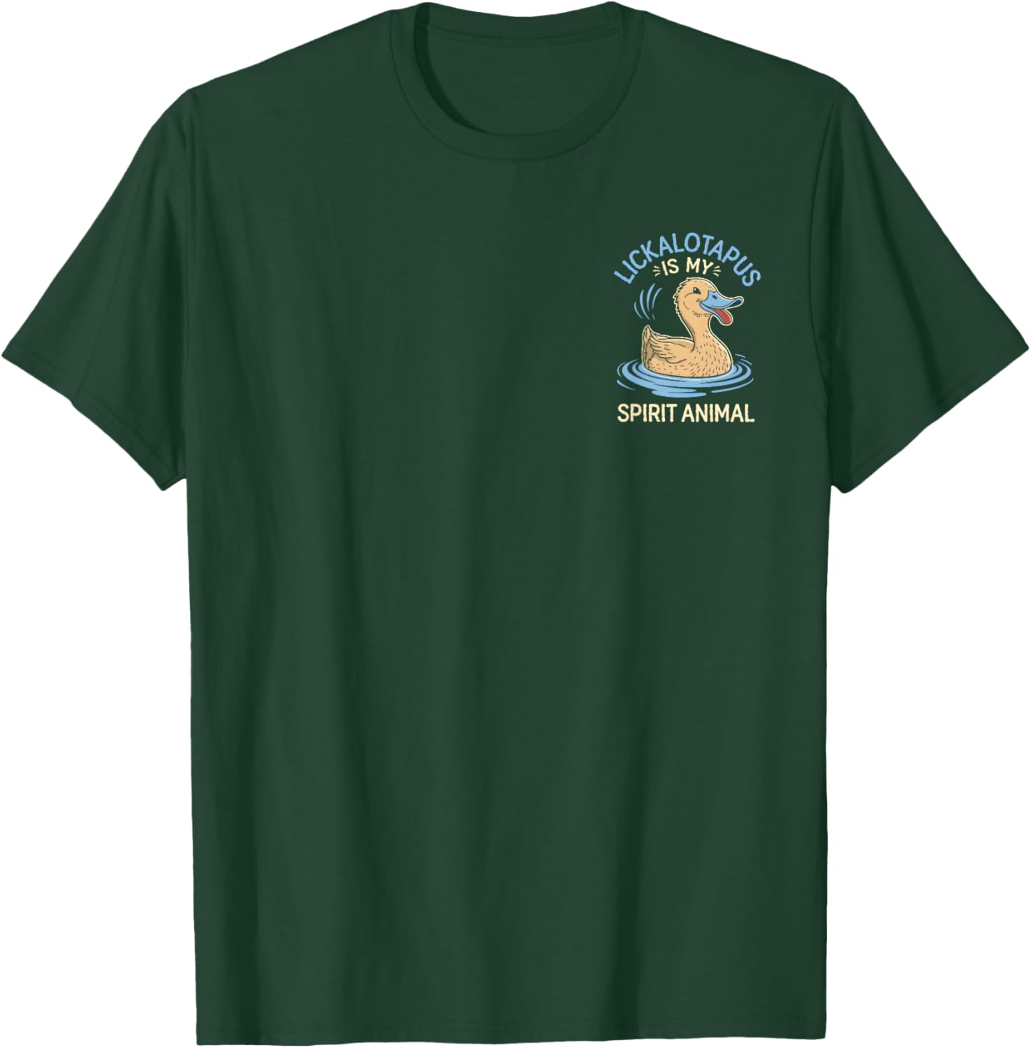 Funny Lickalotapus Spirit Animal T-Shirt for Meme Lovers and Friends - 17