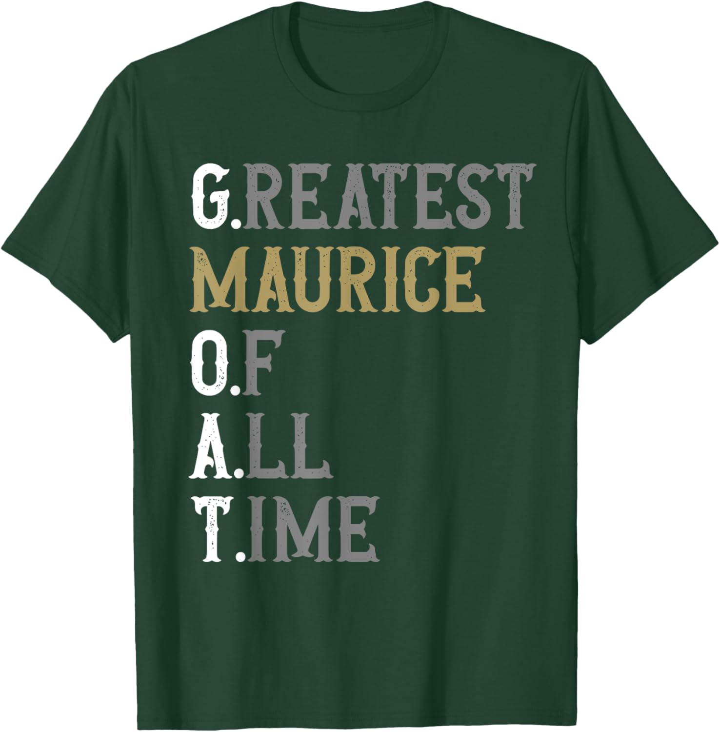 Greatest Maurice of All Time T-Shirt for Fans of Maurice Sportswear - 9