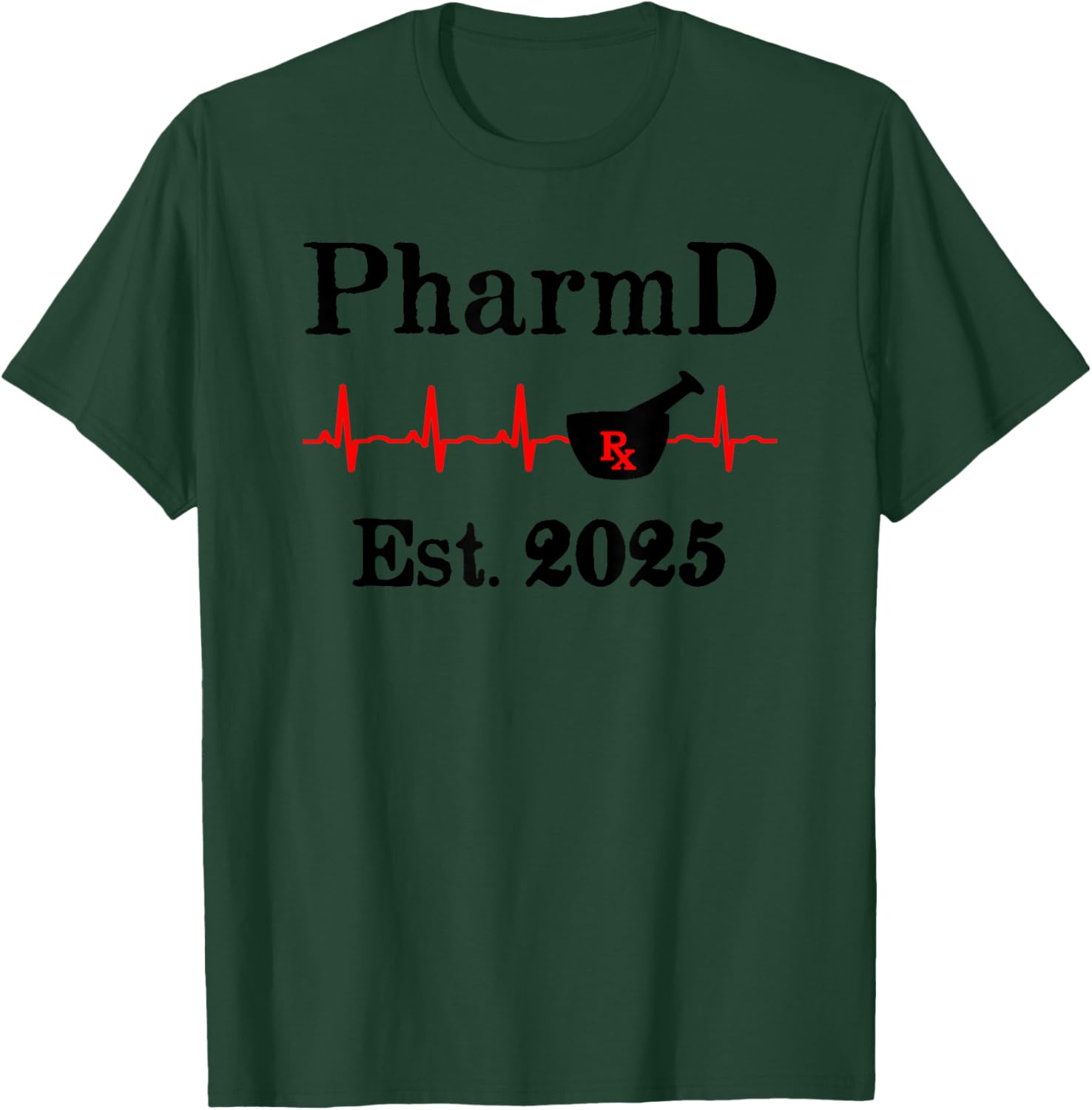 PharmD Est 2025 Graduation T-Shirt for Doctor of Pharmacy Grads - 11