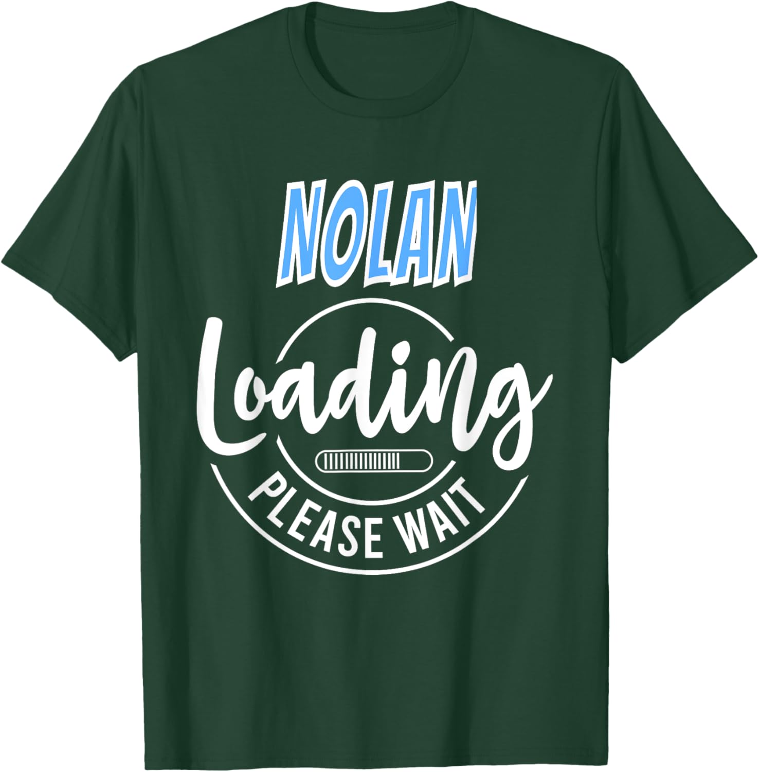 Nolan Custom Personalized Baby Boy Loading T-Shirt for Baby Showers - 16