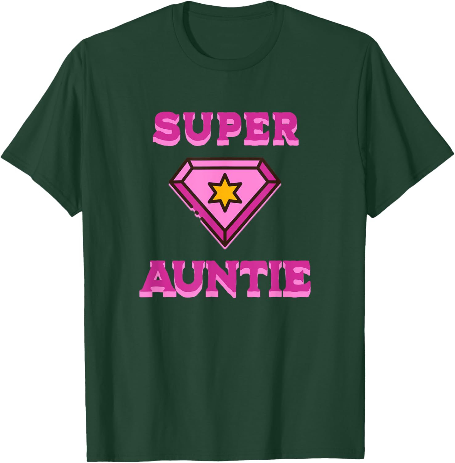 Funny Super Auntie T-Shirt for Mother's Day Gift - Cute and Comfy Apparel - 2