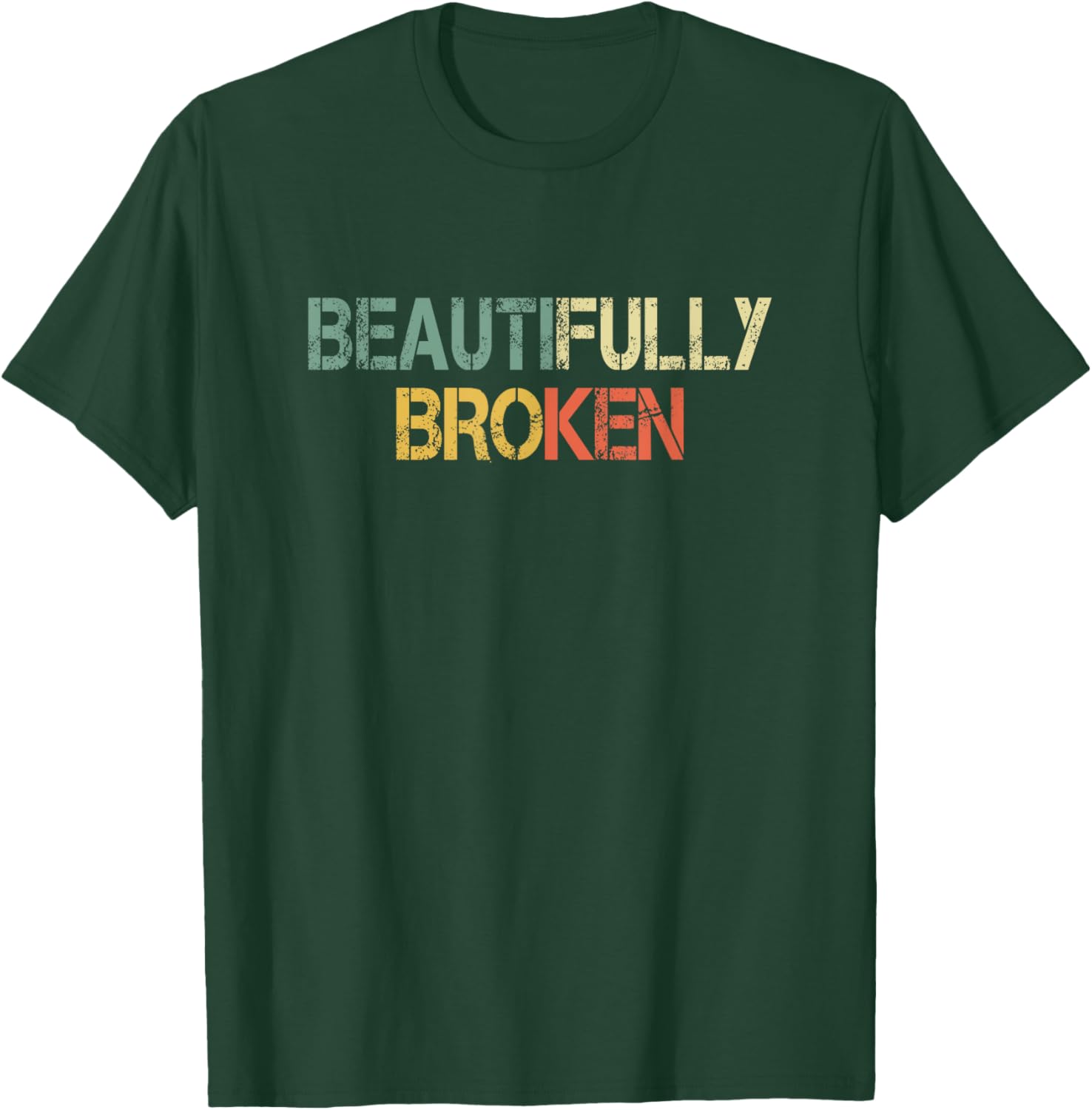 Retro Christian Beautifully Broken T-Shirt for Faith and Style Lovers - 14