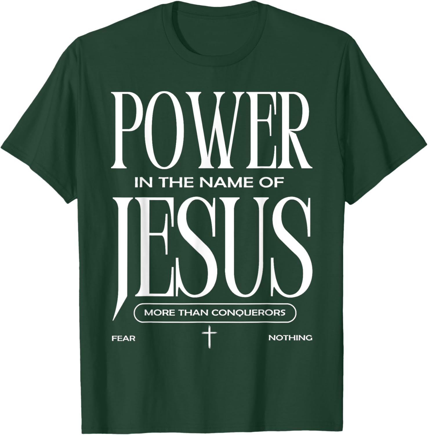 Power In The Name Of Jesus T-Shirt Faith Inspired Christian Apparel - 17