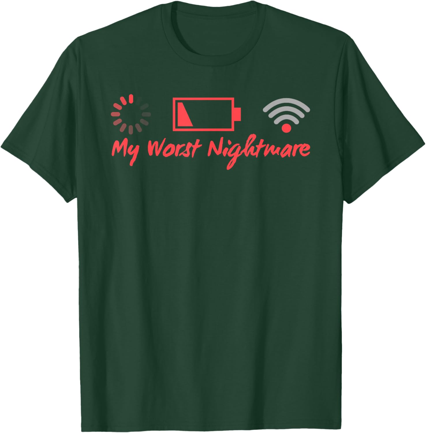My Worst Nightmare Gamer Humor T-Shirt for Funny Gaming Gifts - 15