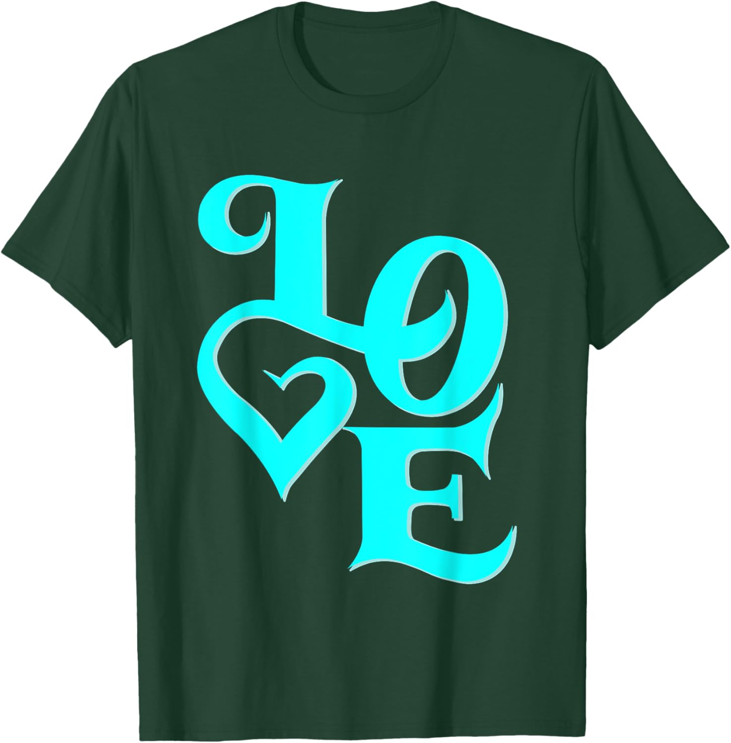 Stylish Turquoise Graphic T-Shirt Perfect for Fashionable Outfits - 28