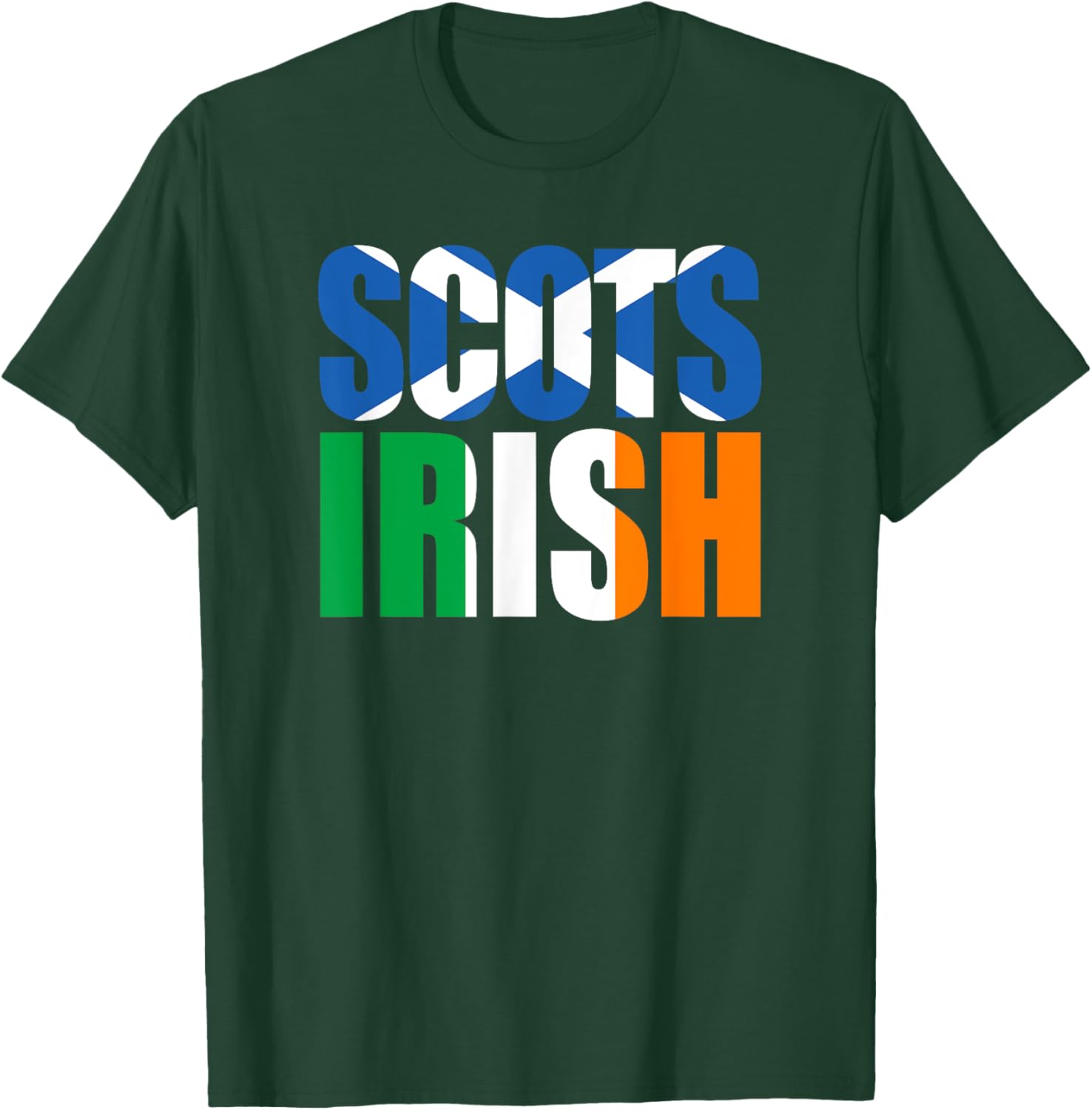 Scots Irish Flag T-Shirt Celebrate Scotland and Ireland Pride in Style - 8