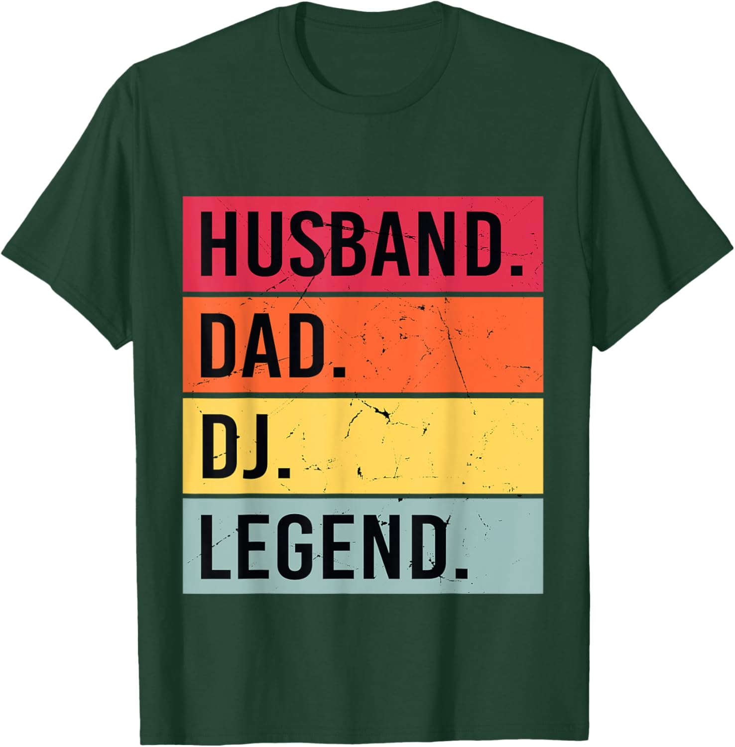 Husband Dad DJ Legend T-Shirt for Father's Day Music Lovers - 22