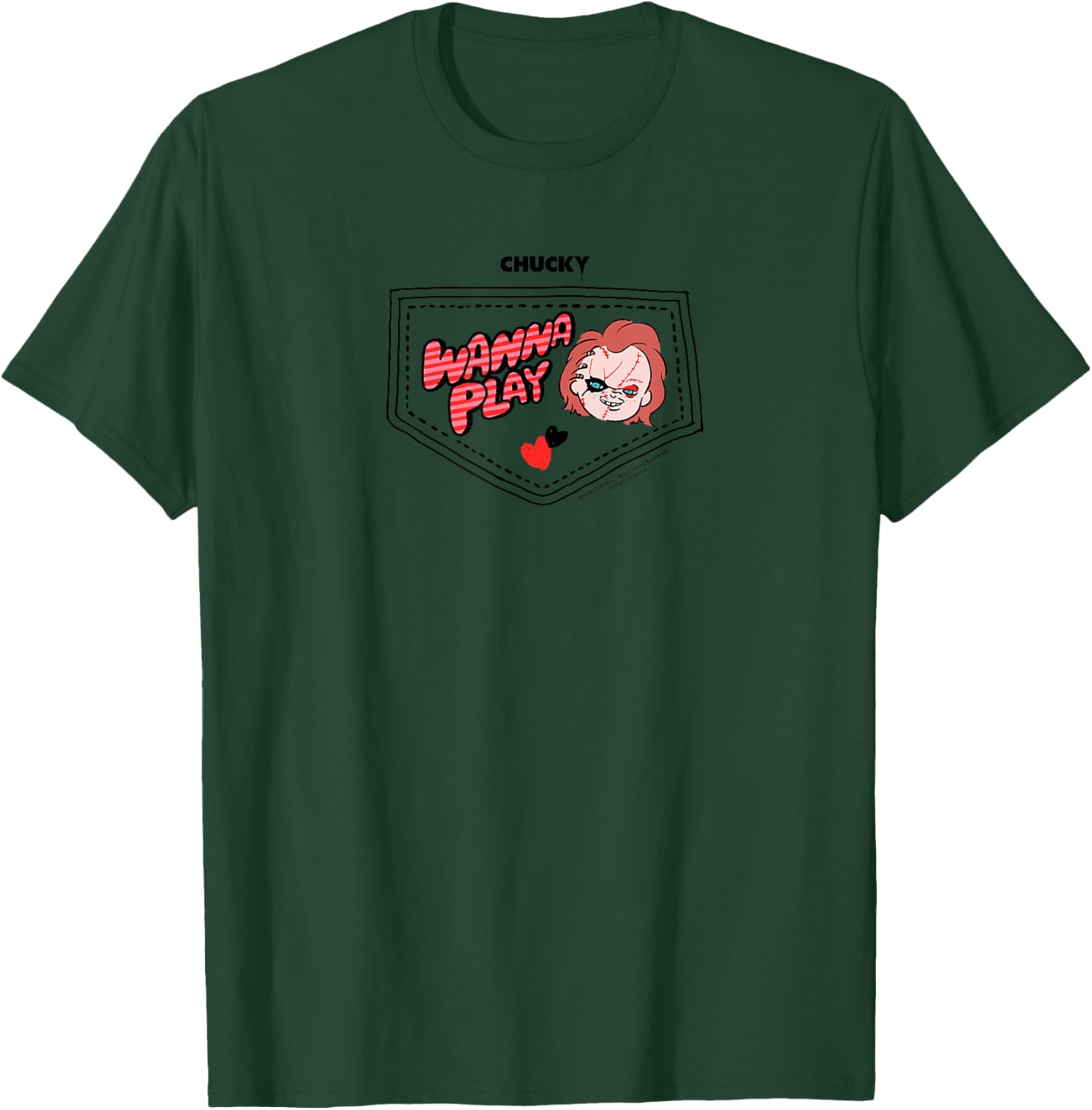 Chucky Wanna Play Faux Pocket T-Shirt for Trendy Kids' Fashion - 11