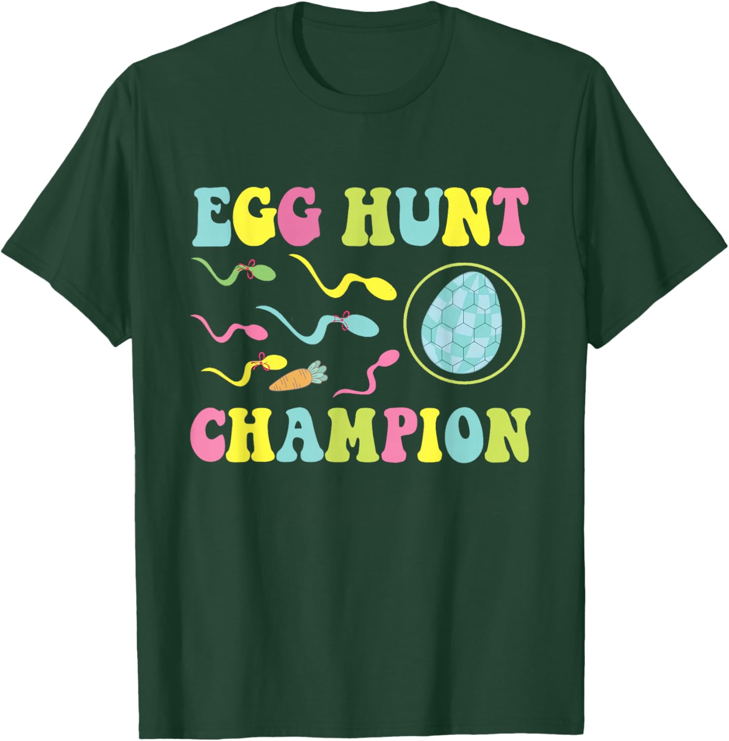 Funny Dad Easter Pregnancy Announcement T-Shirt for Egg Hunt Champions - 6