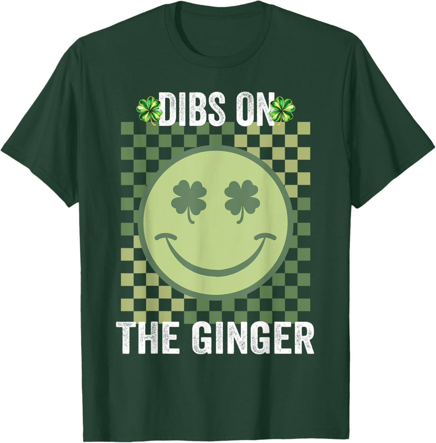 Dibs on the Ginger St Patrick's Shamrock T-Shirt for Women and Girls - 4