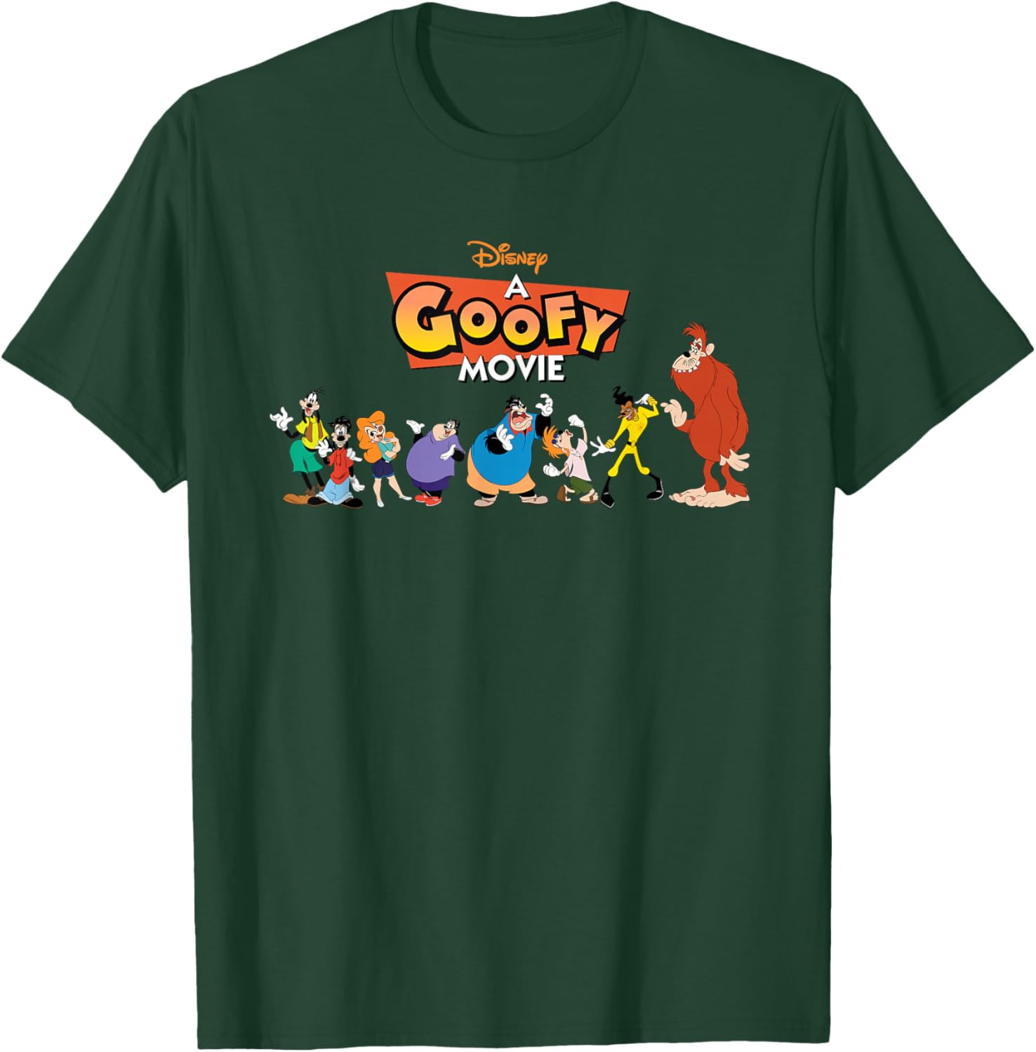 Disney A Goofy Movie 30th Anniversary Character Logo T-Shirt for Fans - 3