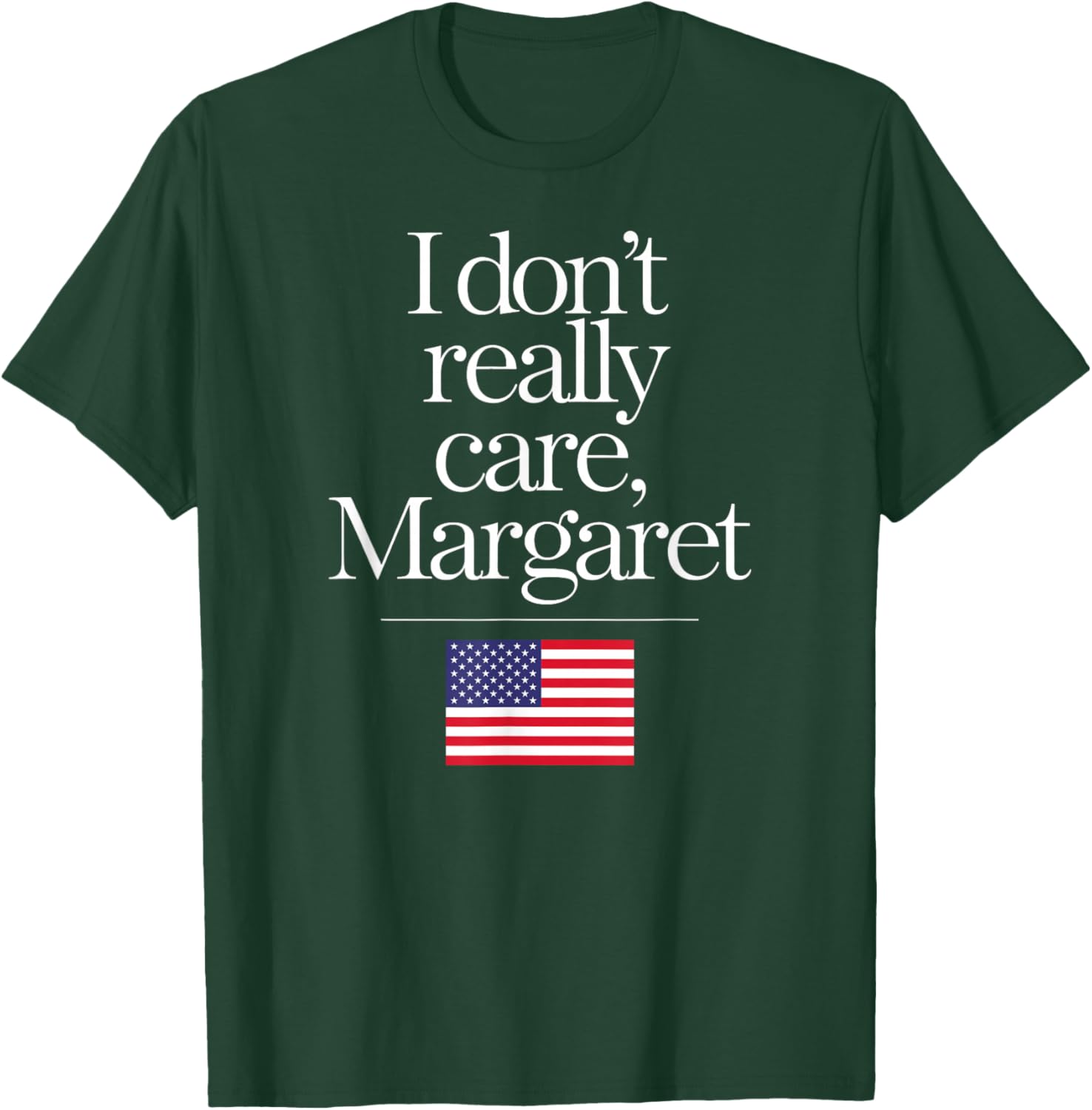 Funny Minimalist JD Vance T-Shirt I Don't Really Care Margaret Design - 9