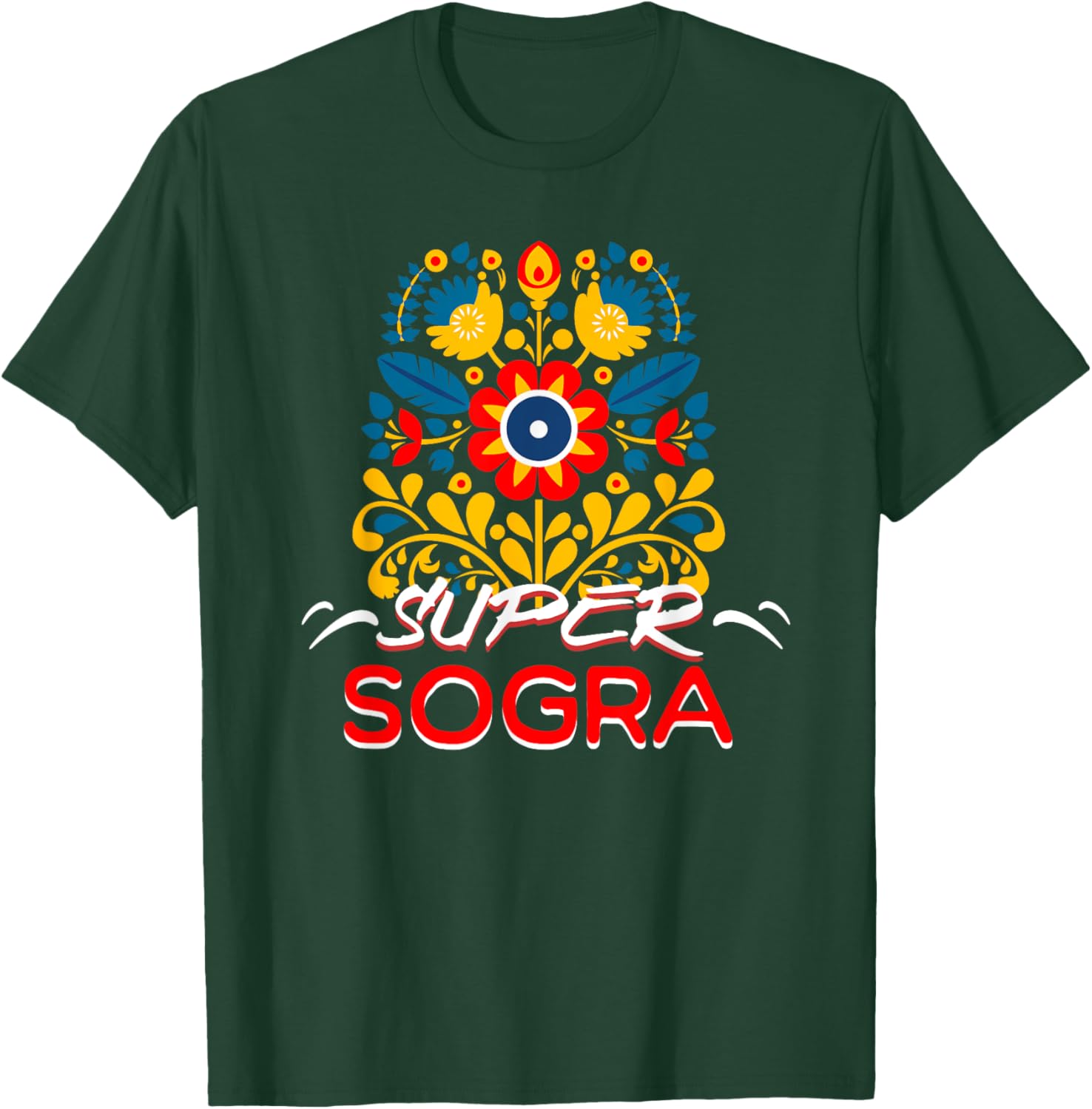 Super Sogra Floral T-Shirt for Brazilian Mothers-In-Law, Stylish Gift - 8