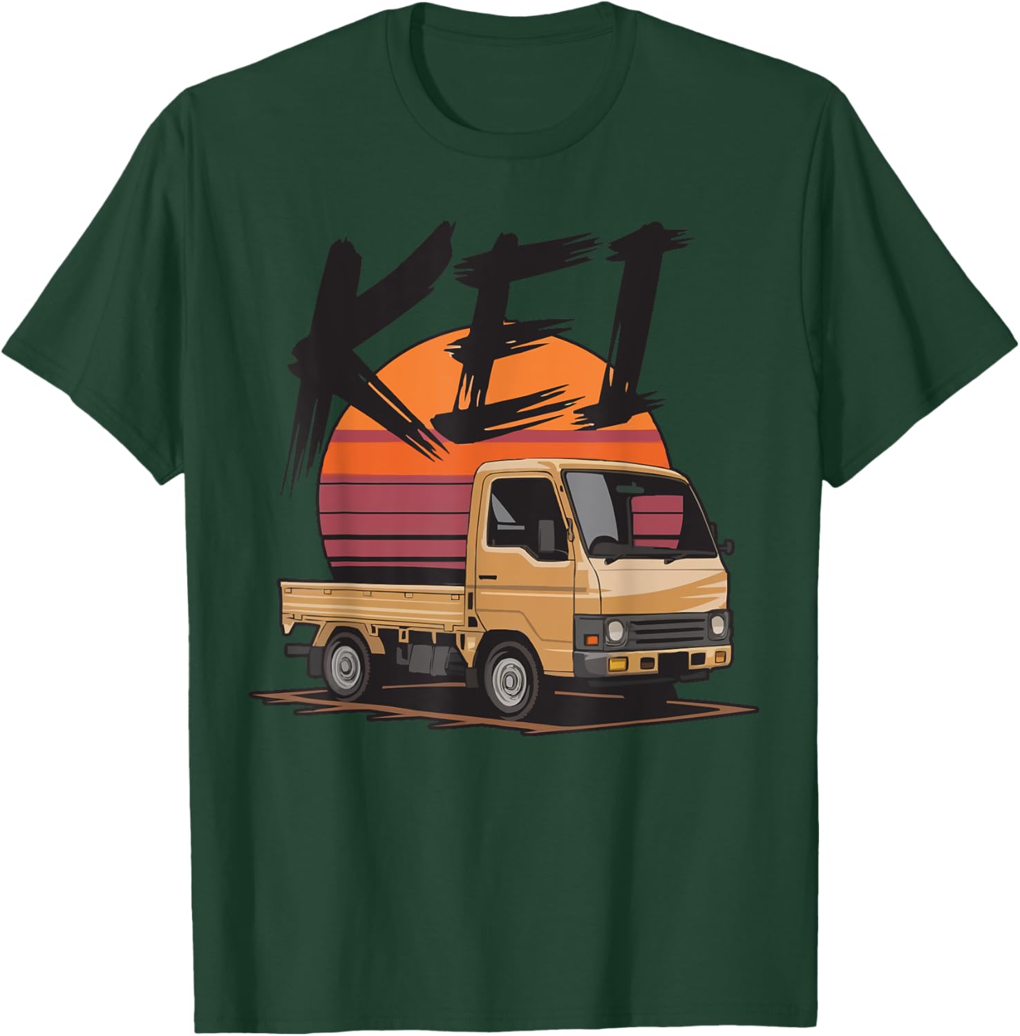 Japanese Kei Truck Driver Mini Truck T-Shirt for Auto Enthusiasts - 2