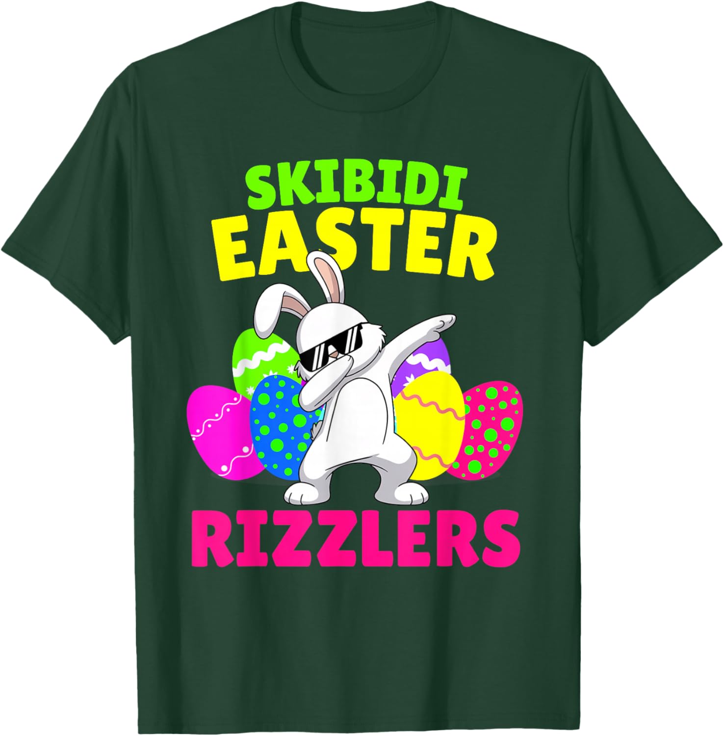 Skibidi Easter T-Shirt for Gen Alpha Tweens - Fun Rizzler Design - 1