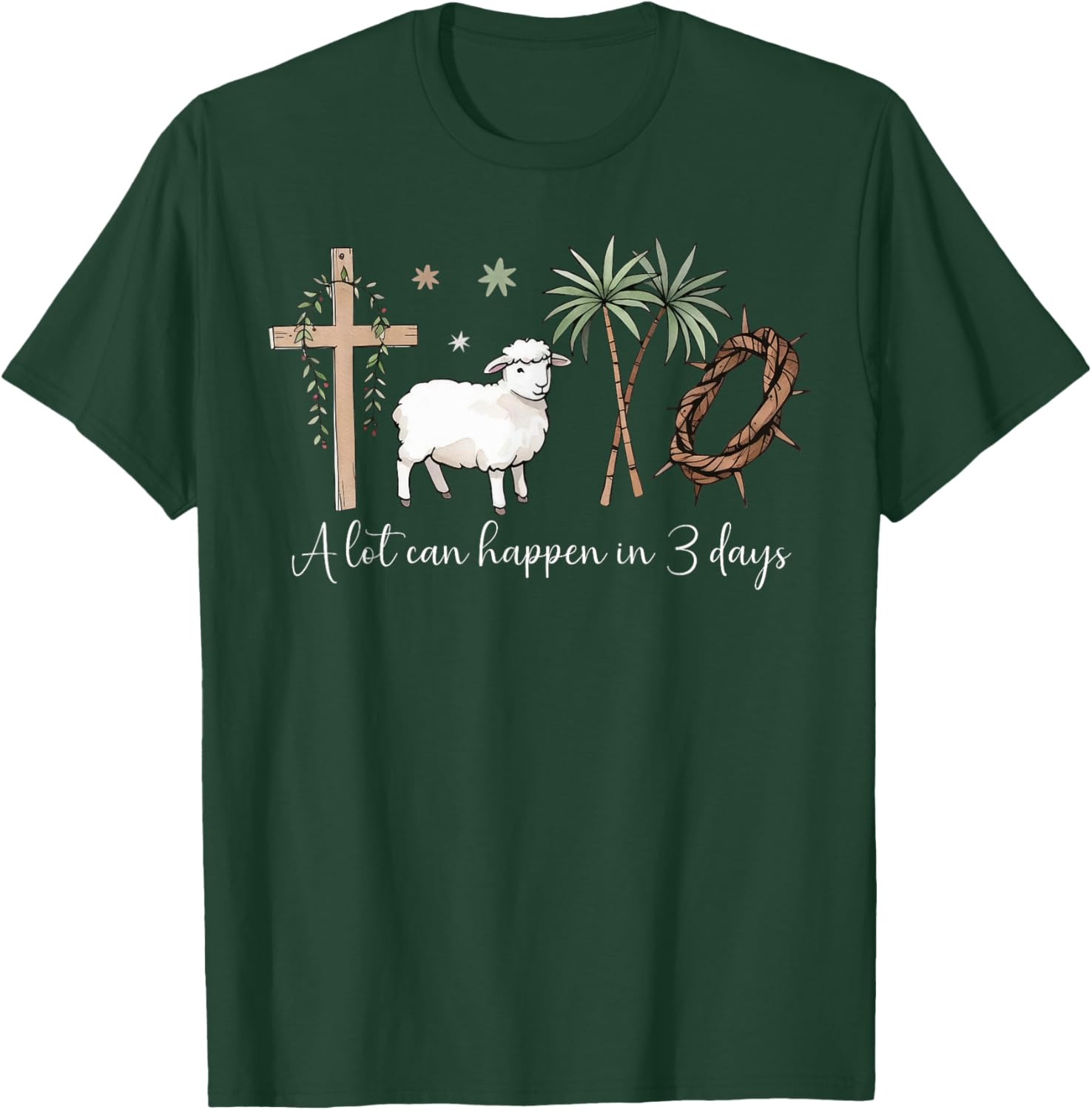 A Lot Can Happen in 3 Days Christian Easter Faith T-Shirt for Jesus Fans - 9