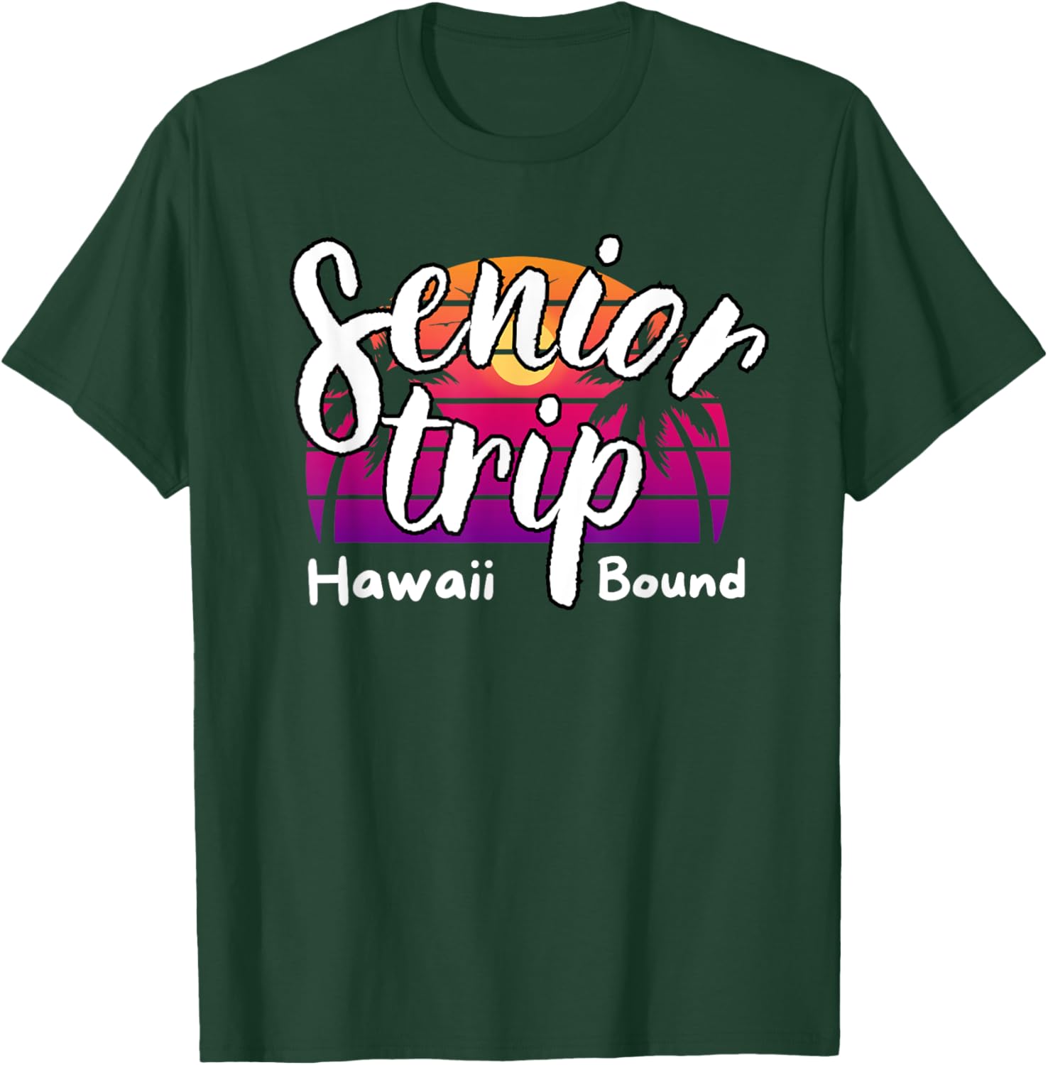 Senior Trip Hawaii Bound Tropical Family Vacation T-Shirt 2025 - 18