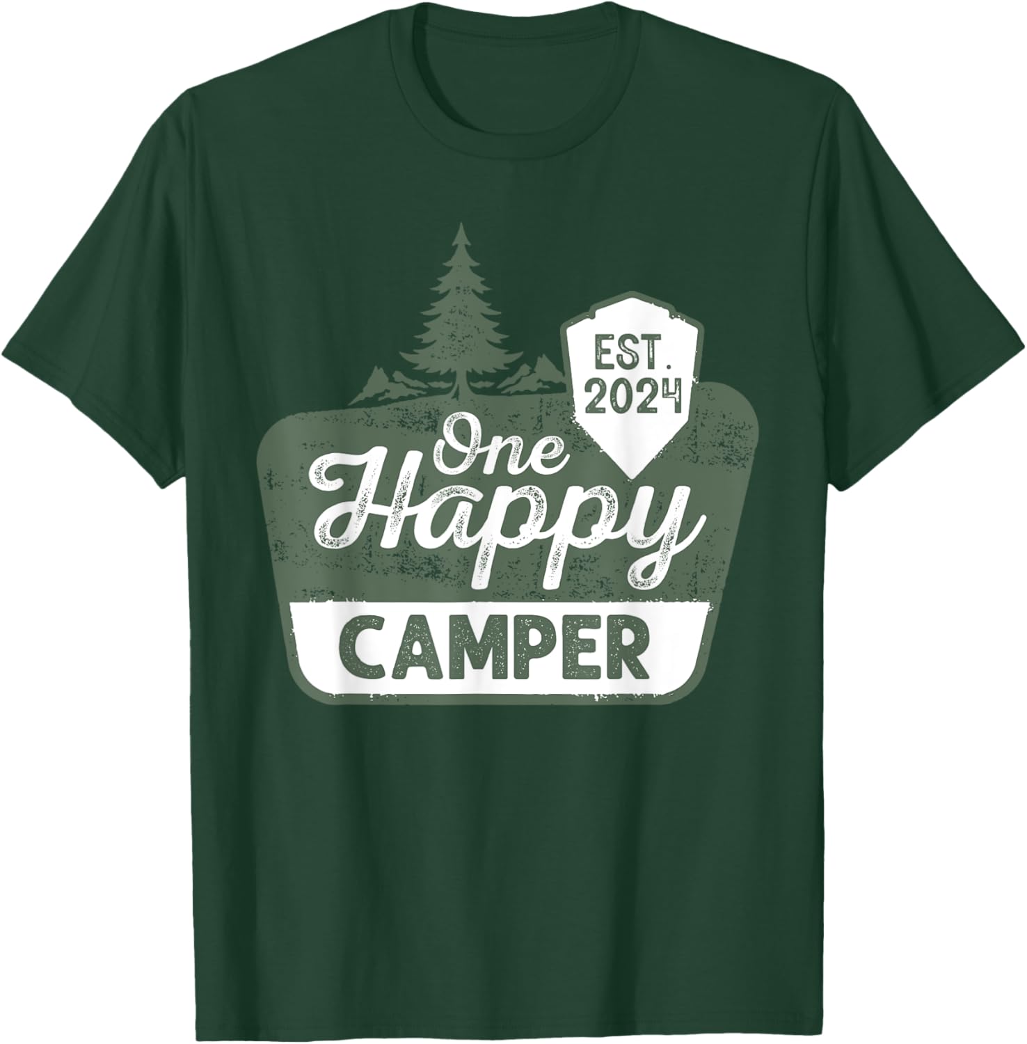 One Happy Camper Matching Family Birthday T-Shirt for Fun Celebrations - 10