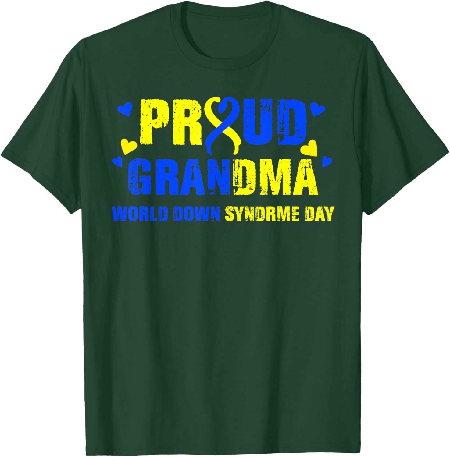 Down Syndrome Grandma Awareness T-Shirt for Proud Family Members - 12