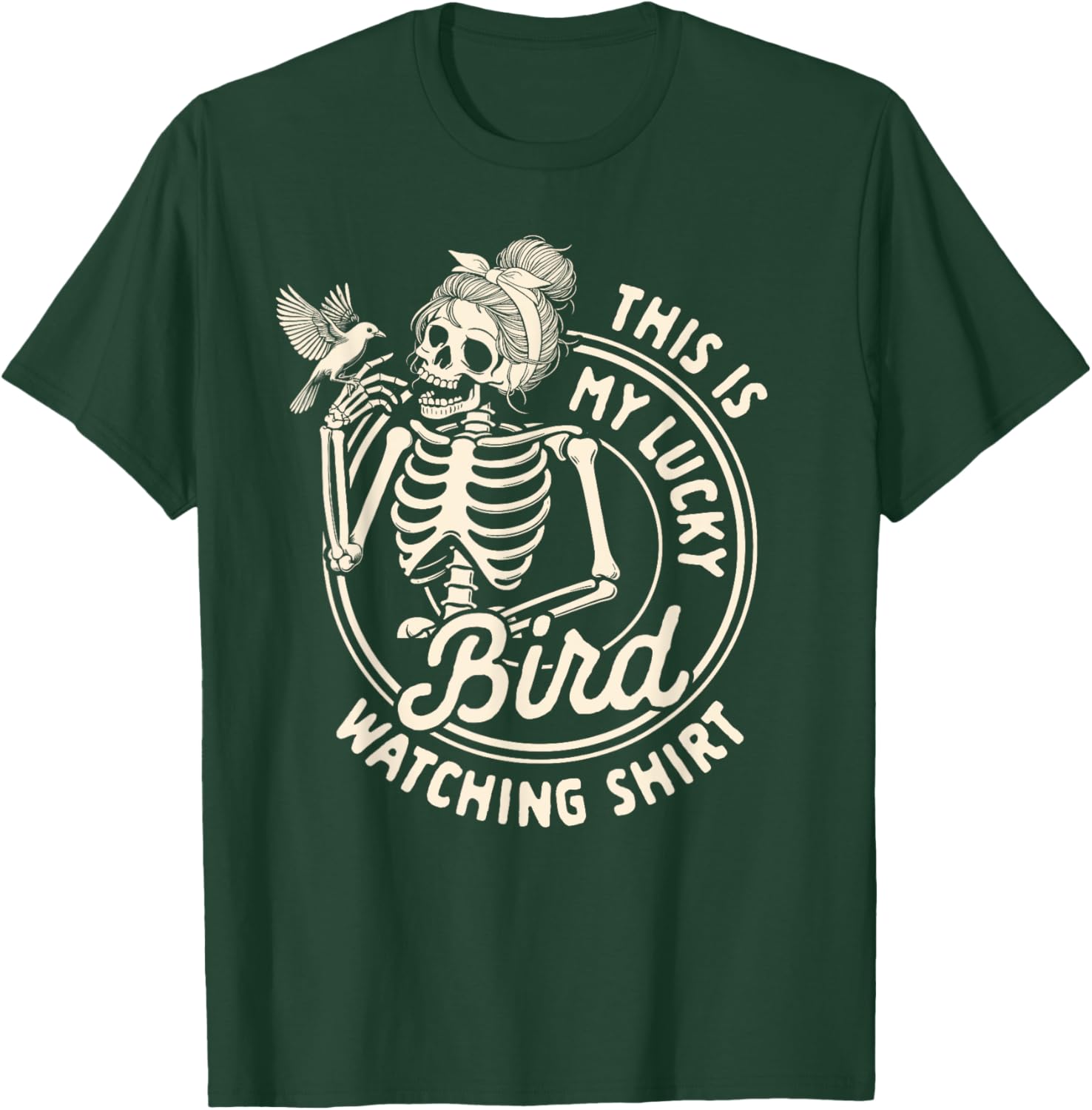 Lucky Bird Watching T-Shirt for Bird Enthusiasts and Nature Lovers - 13