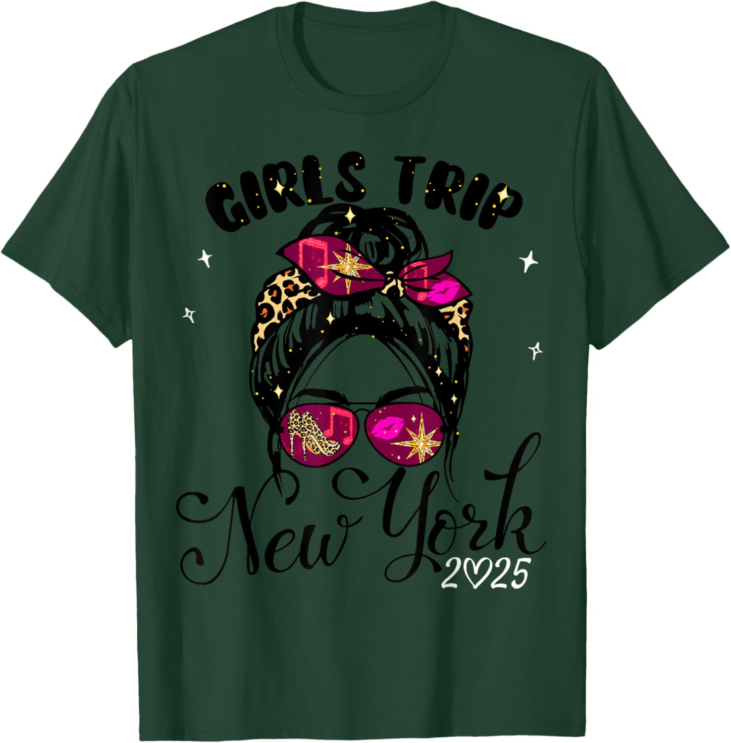 Girls Trip New York 2025 T-Shirt for Women's Birthday Weekend Fun - 12