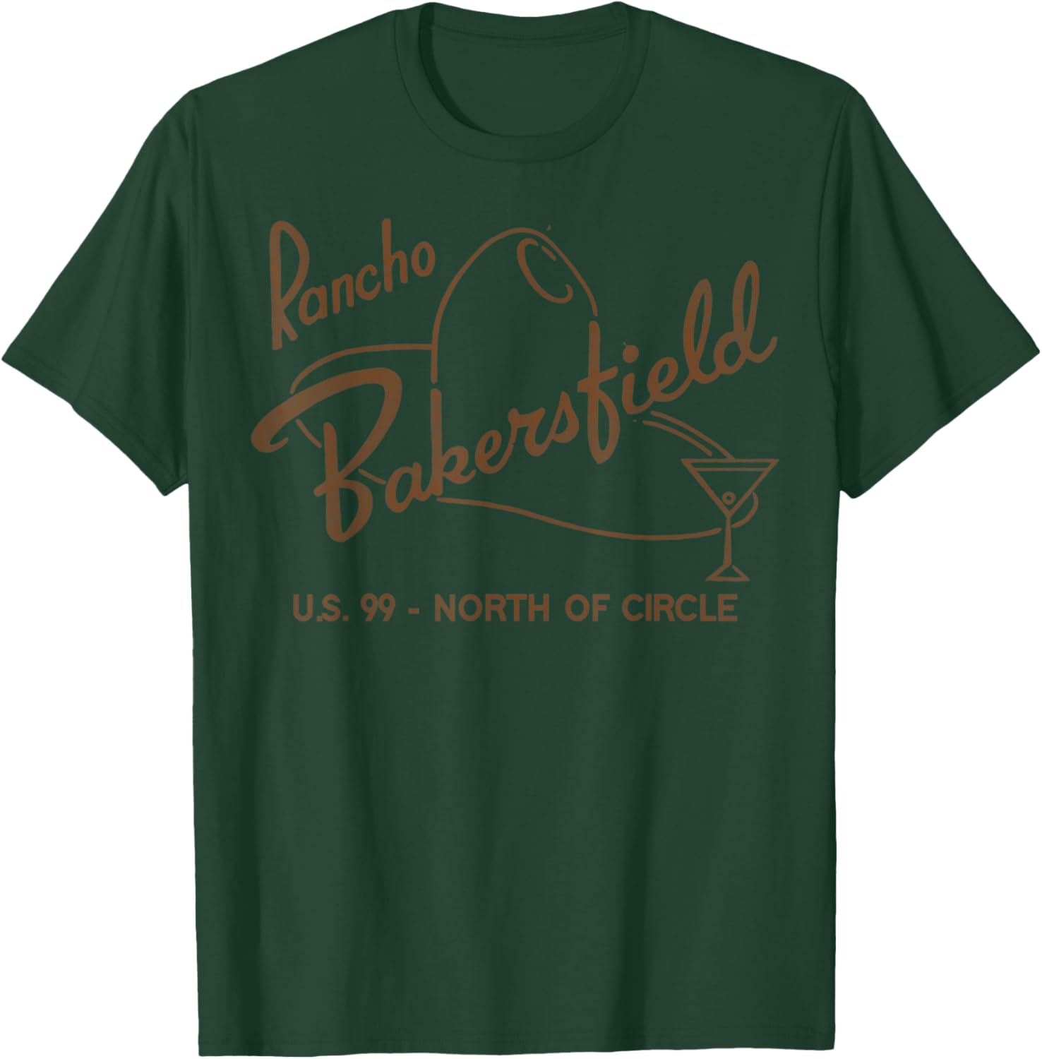 Vintage Rancho Bakersfield Retro Motel T-Shirt for California Lovers - 15