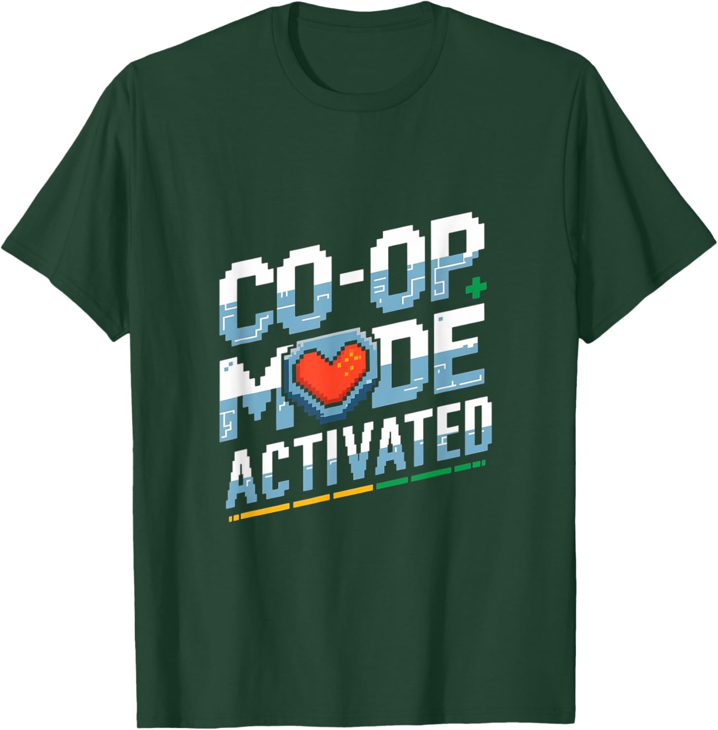 Matching Gamer Couple Retro Co-Op Mode T-Shirt for Fun Gaming Sessions - 9