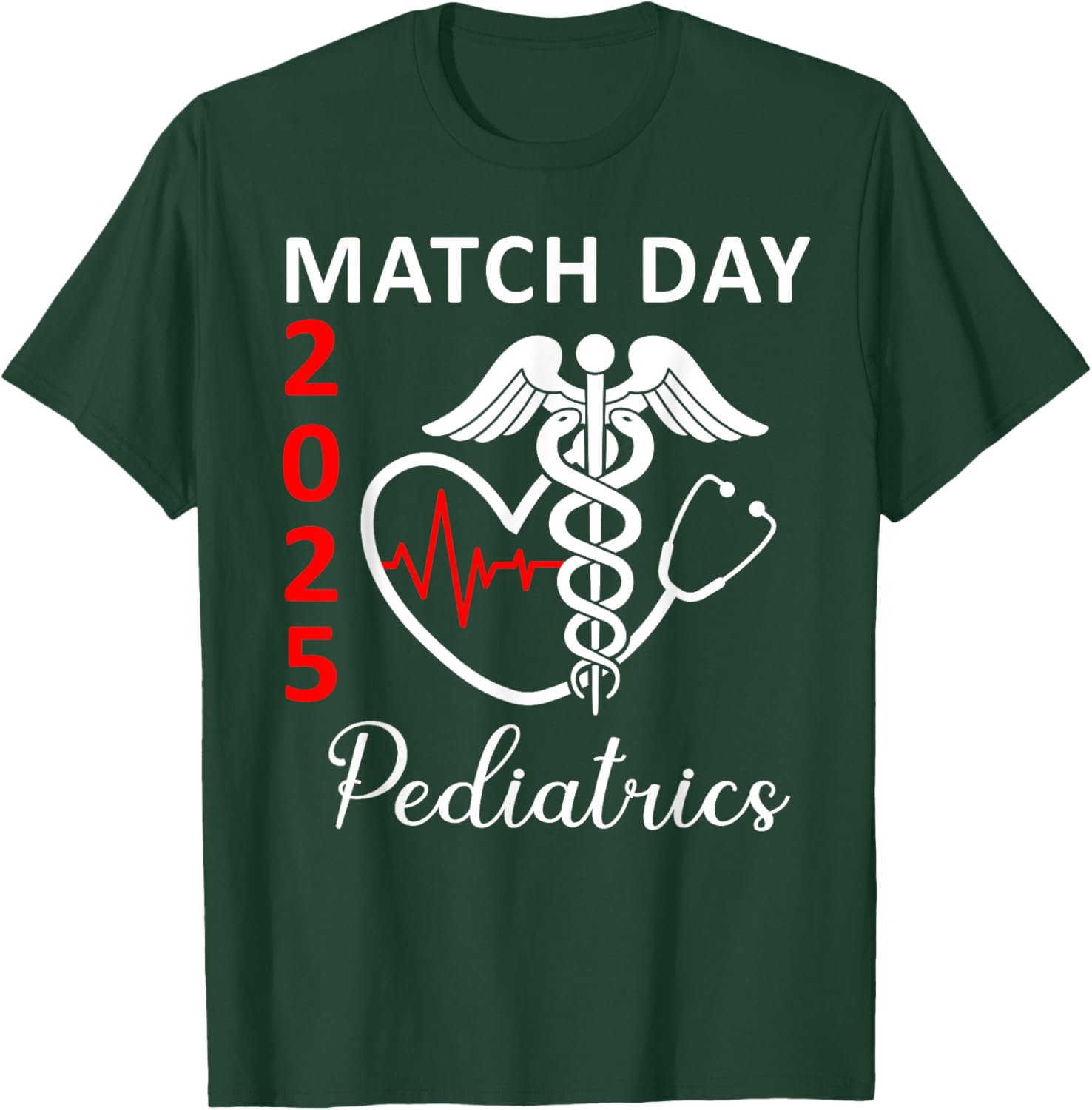 Match Day 2025 Pediatrics Residency Future Doctor MD T-Shirt for Kids - 5