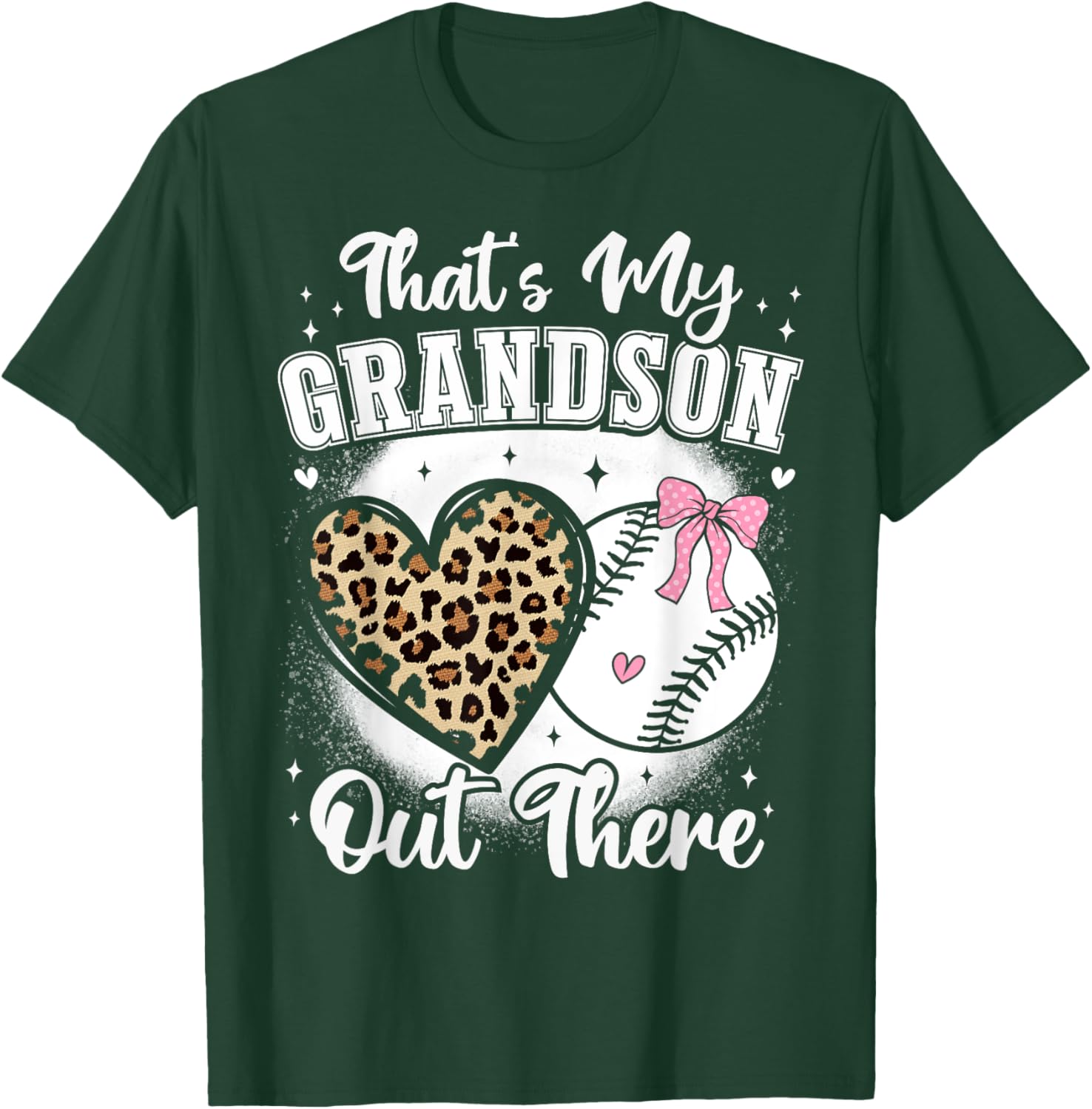Cheer Grandma Tshirt for Baseball Nana Proud of Her Grandson - 2
