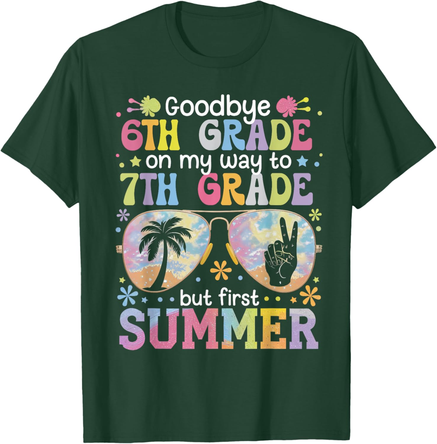 Goodbye 6th Grade T-Shirt Perfect for Last Day of School Celebrations - 8