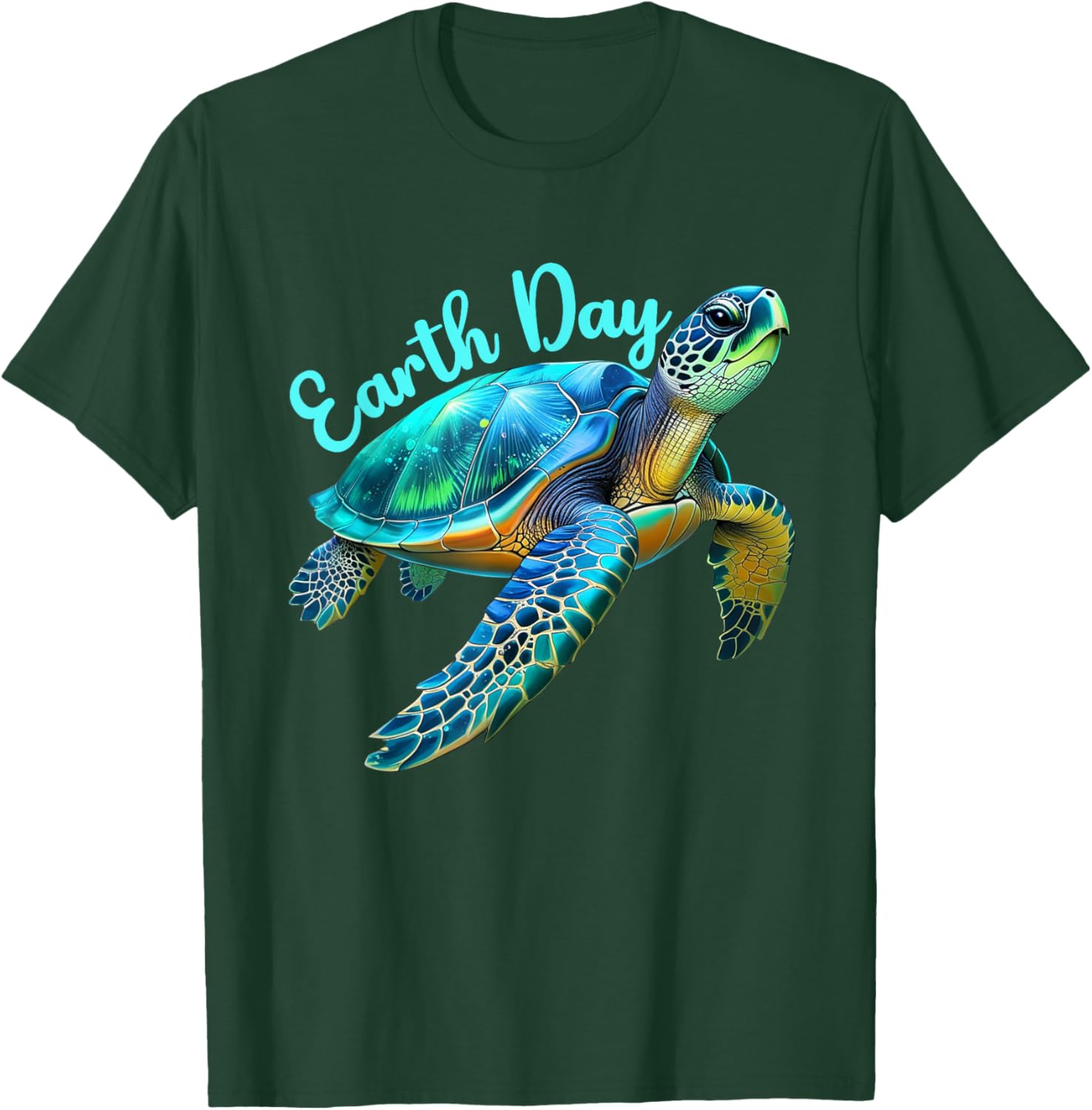 Sea Turtle Earth Day T-Shirt for Men and Women - Save the Planet! - 15