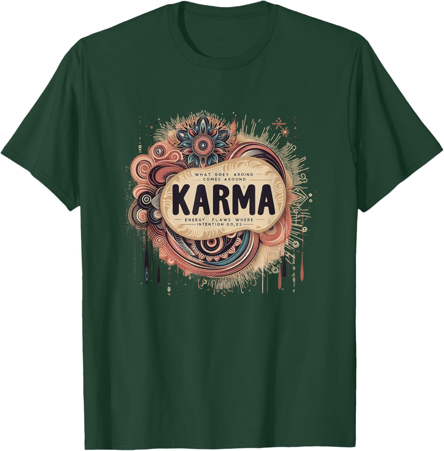 Inspirational Karma Quote Tee - Spread Positive Energy with Style - 7