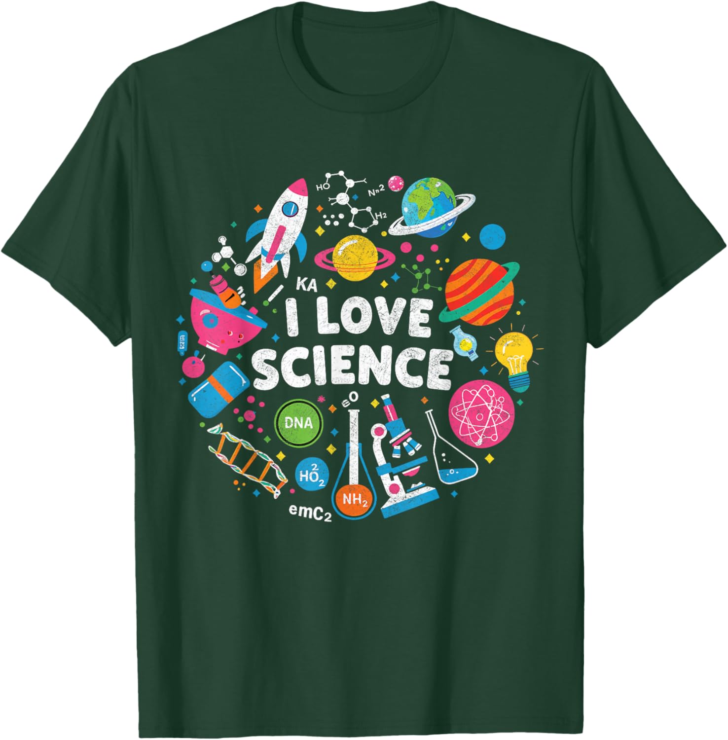 I Love Science T-Shirt for Kids - Perfect Gift for Young Science Lovers - 10