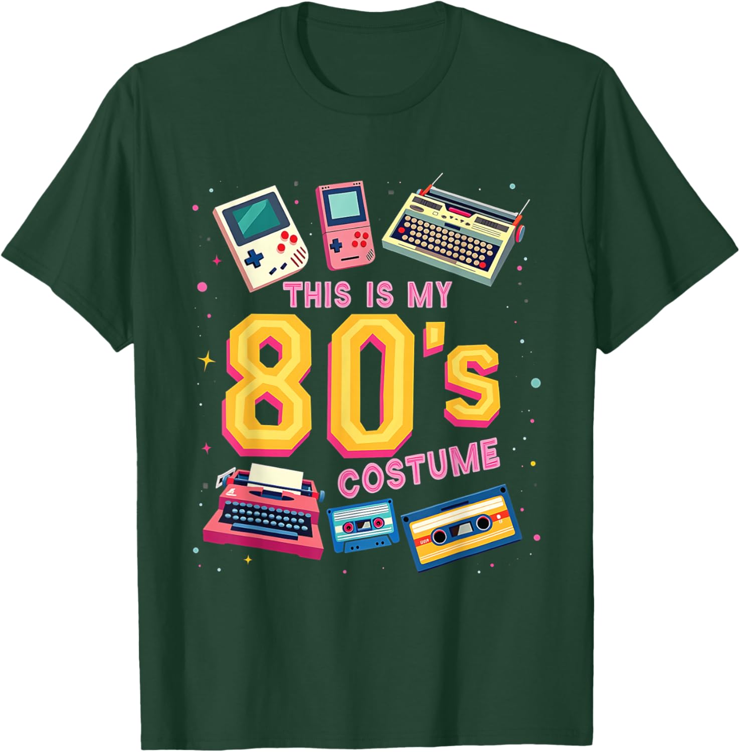 Retro 80's Costume Classic T-Shirt for Nostalgic Throwback Fun - 4