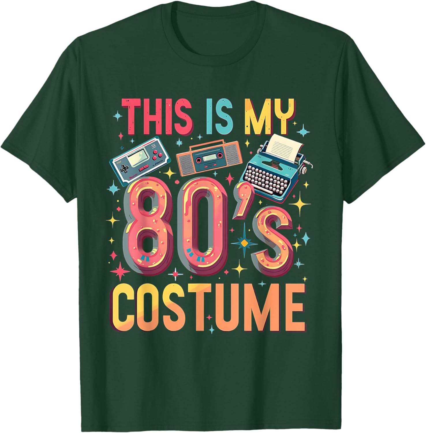 Retro 80's Costume T-Shirt for Fun Throwback Vibes Perfect for Parties - 6