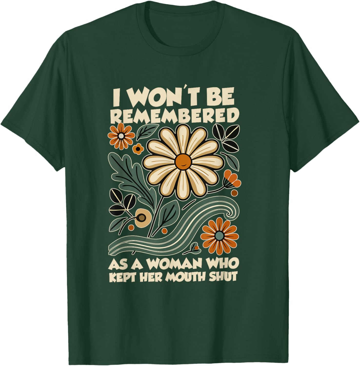 Bold Women's T-Shirt - I Won't Be Remembered As a Woman Who Kept Silent - 2