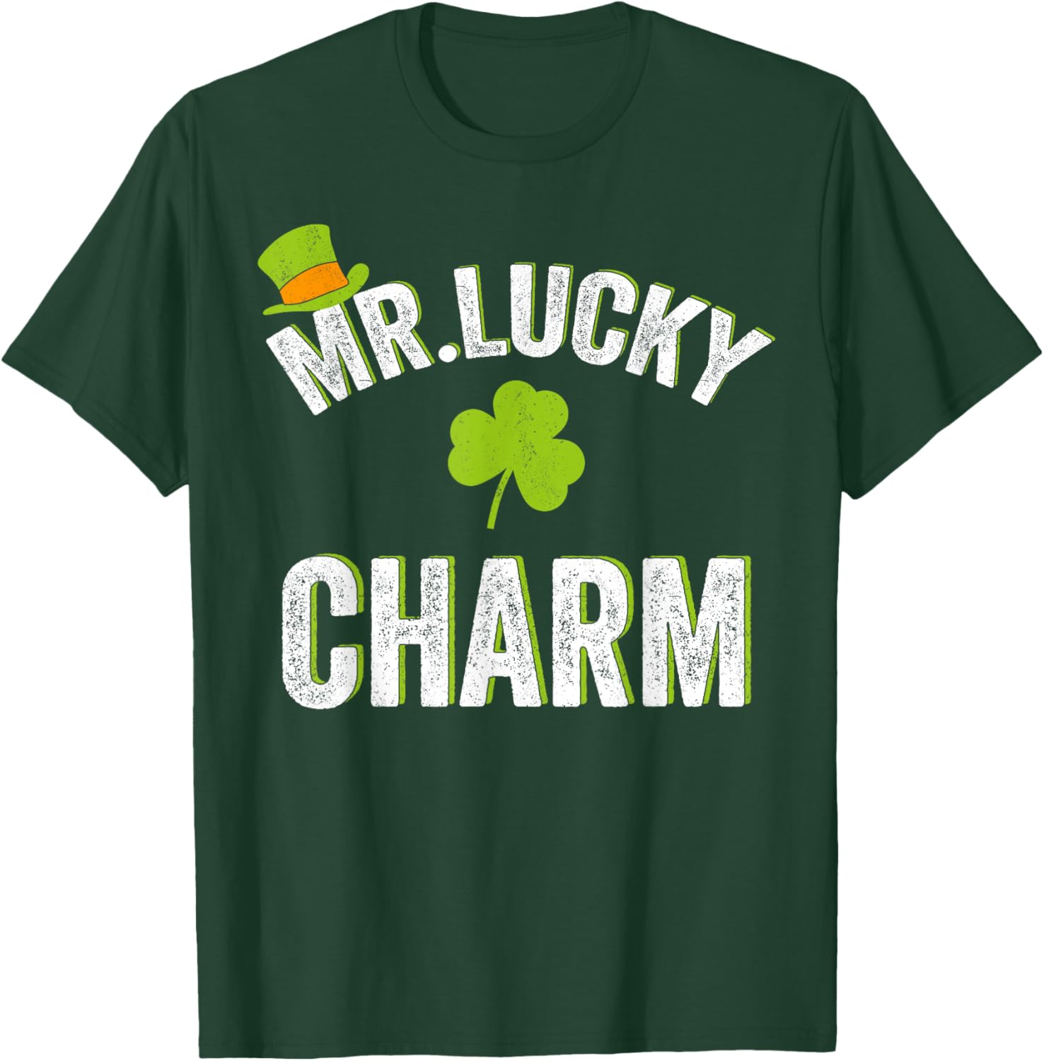 Mr Lucky Charm St Patricks Day T-Shirt for Kids and Men Fun & Festive - 11