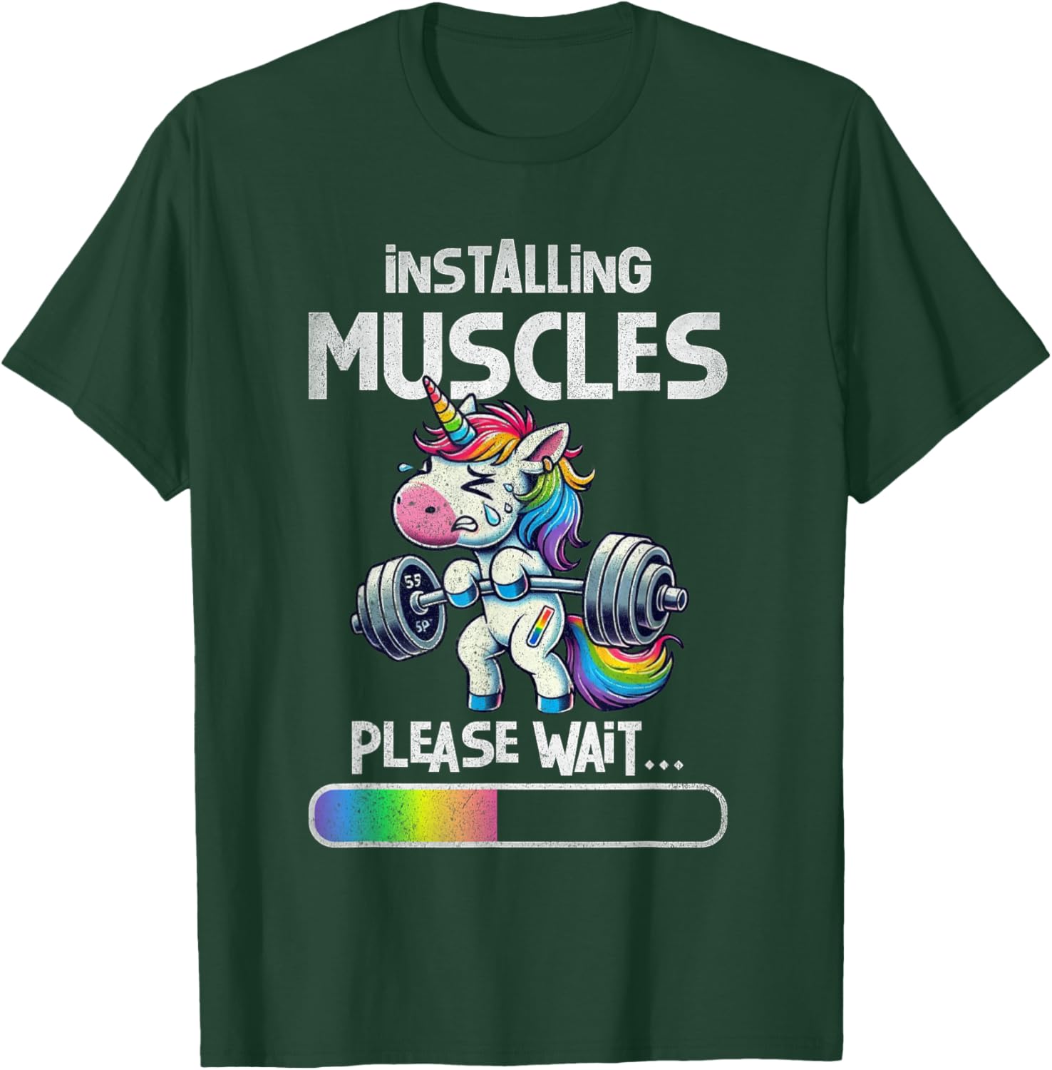Funny Unicorn Weightlifting T-Shirt for Gym Lovers and Fitness Fans - 9