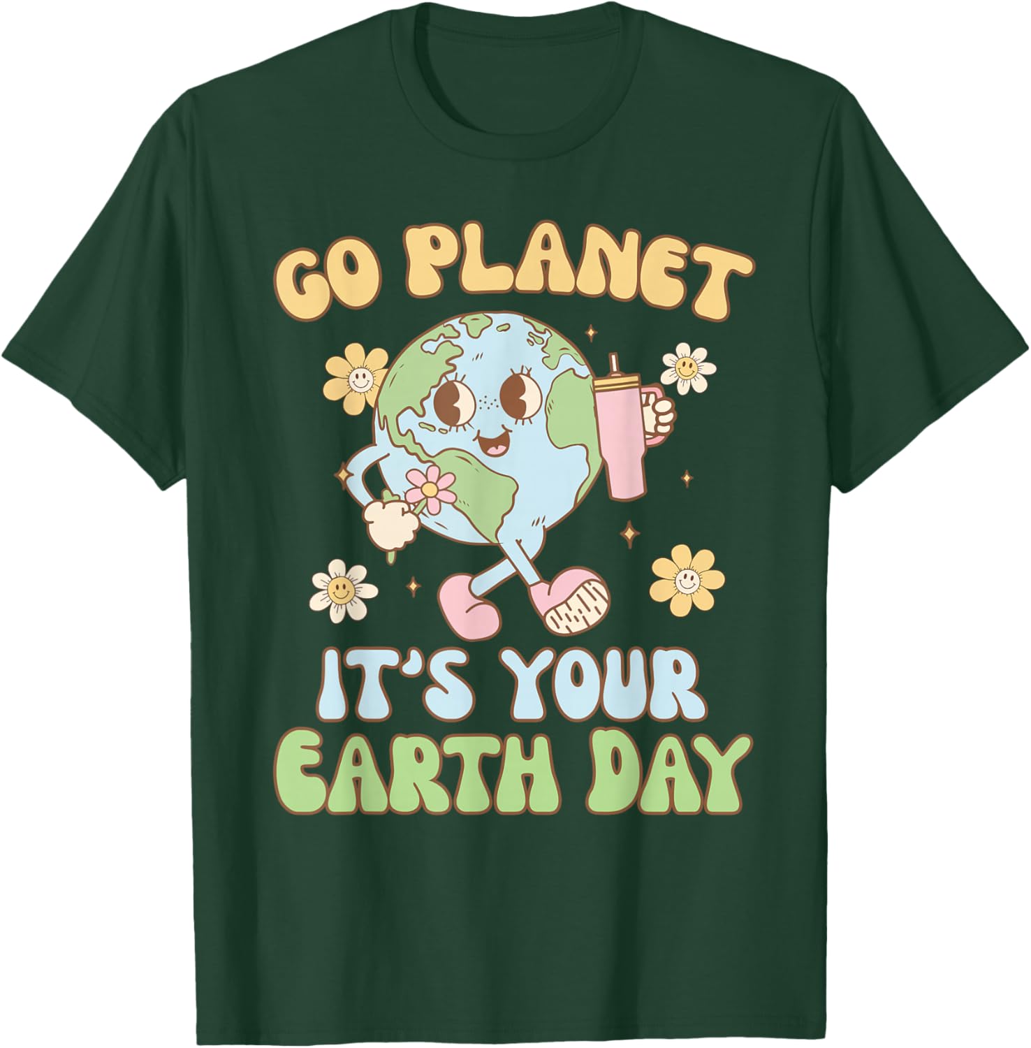 Earth Day 2025 Go Planet T-Shirt for Men, Women, and Kids - 10