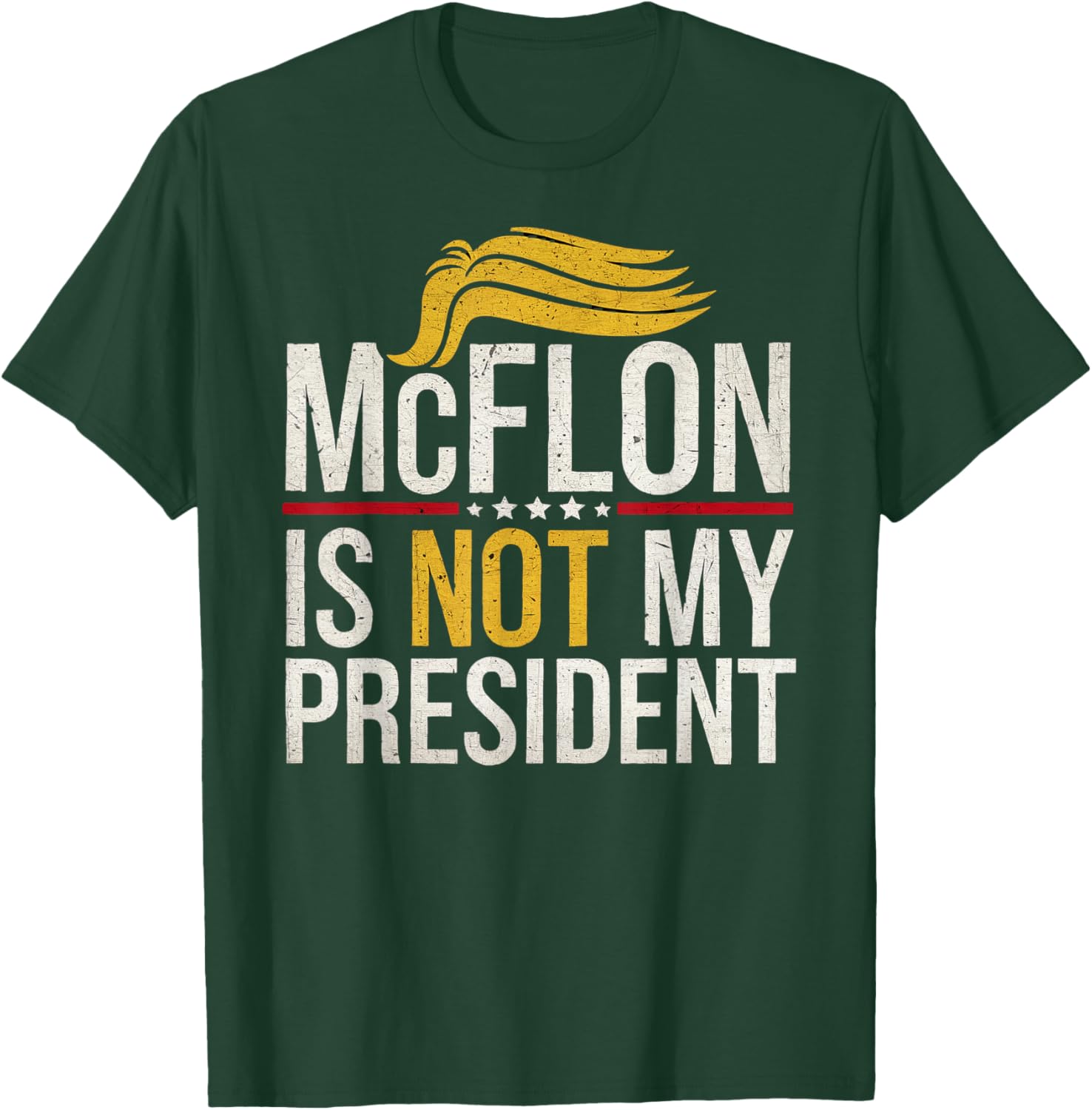 Funny McCellon Is Not My President T-Shirt for Stylish Statement Wear - 16