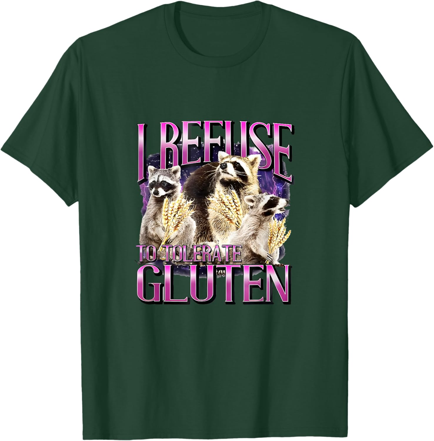 I Refuse To Tolerate Gluten T-Shirt Fun Gluten-Free Apparel - 4