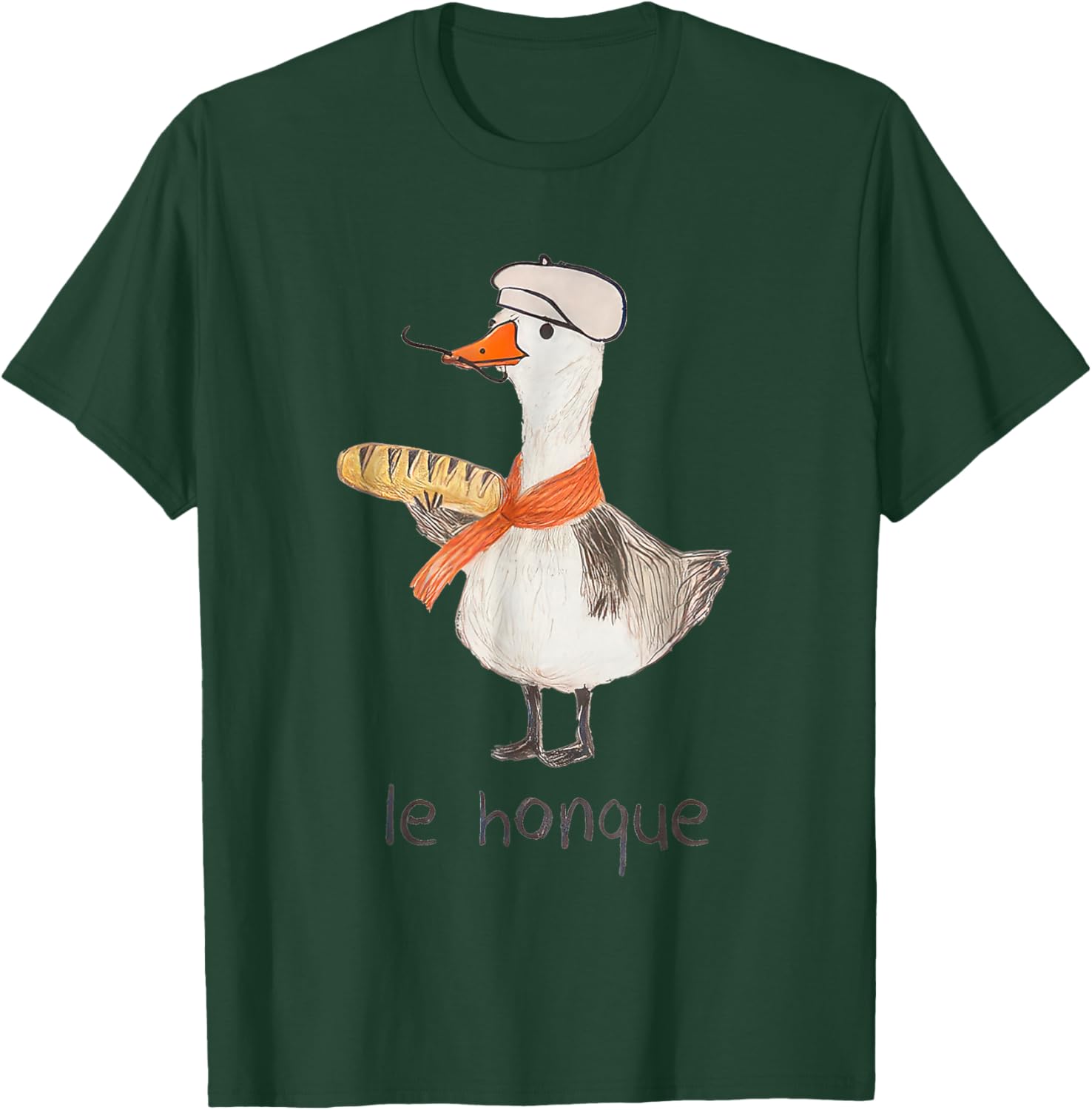 Funny French Goose Shirt Le Honque Casual Tee for Stylish Comfort - 13