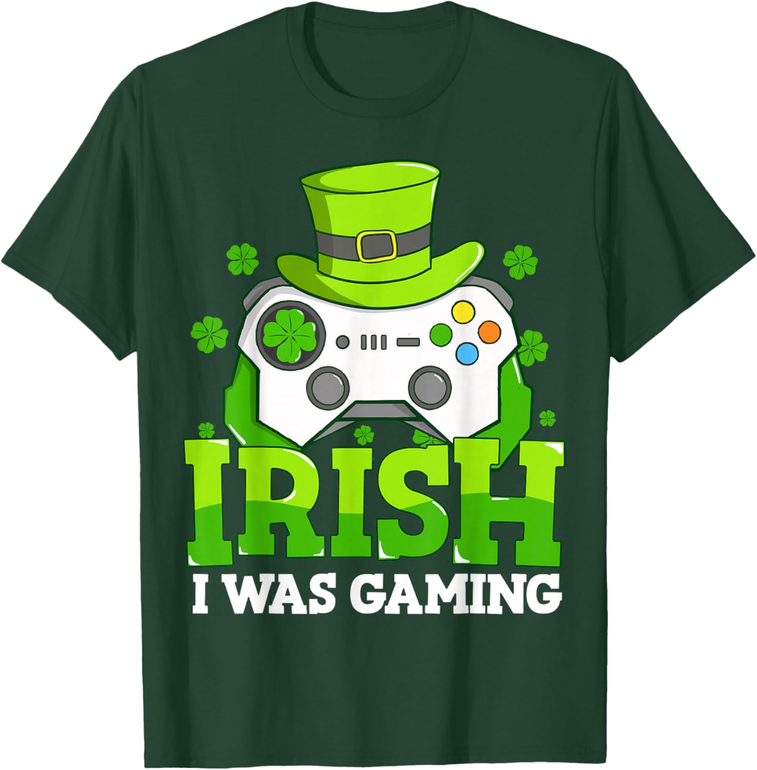 Boys St Patricks Day Gaming T-Shirt for Irish Gamers Fun Design - 4